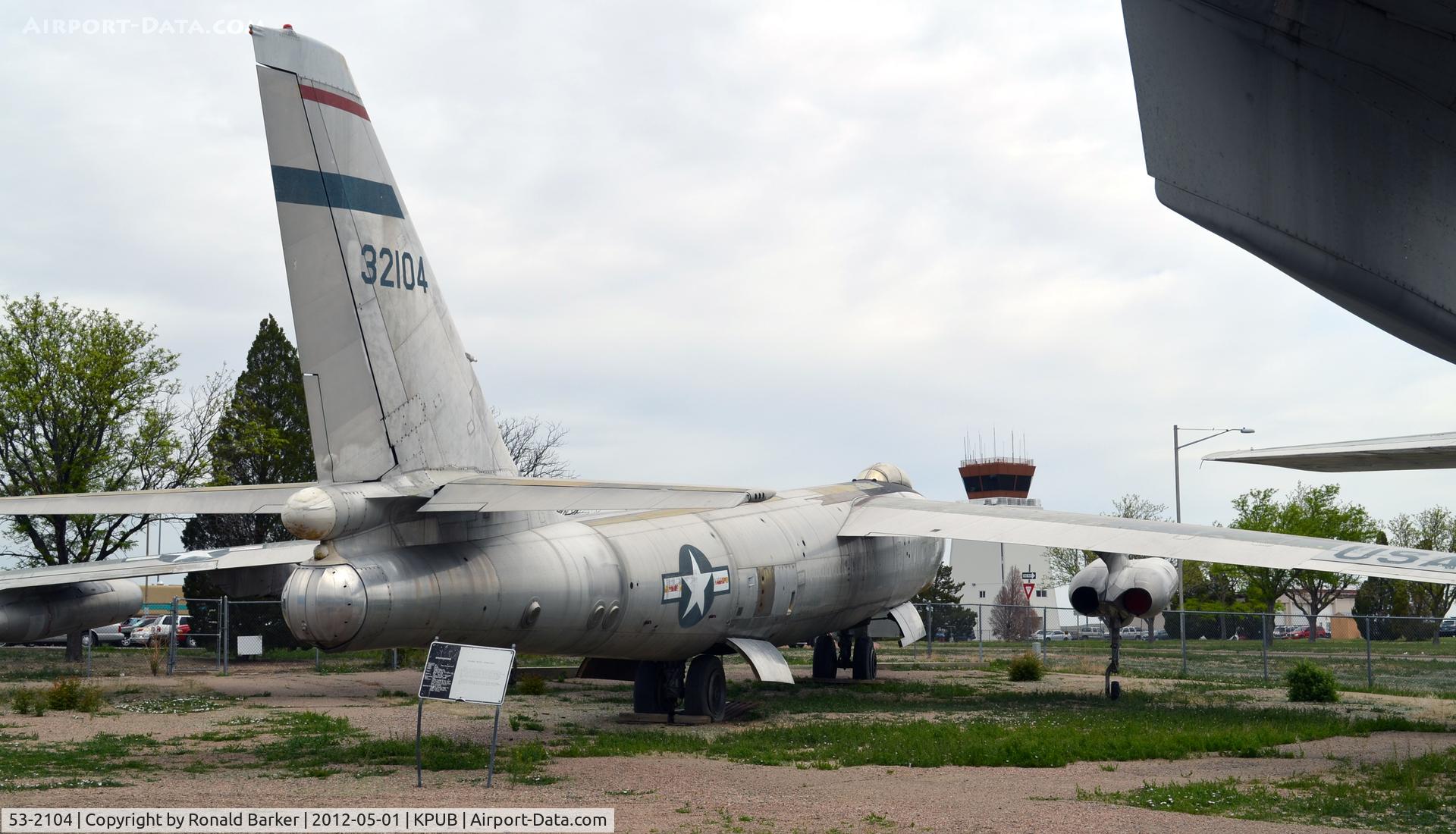 53-2104, 1952 Boeing B-47E-45-DT Stratojet C/N 44450, Weisbrod Museum Pueblo