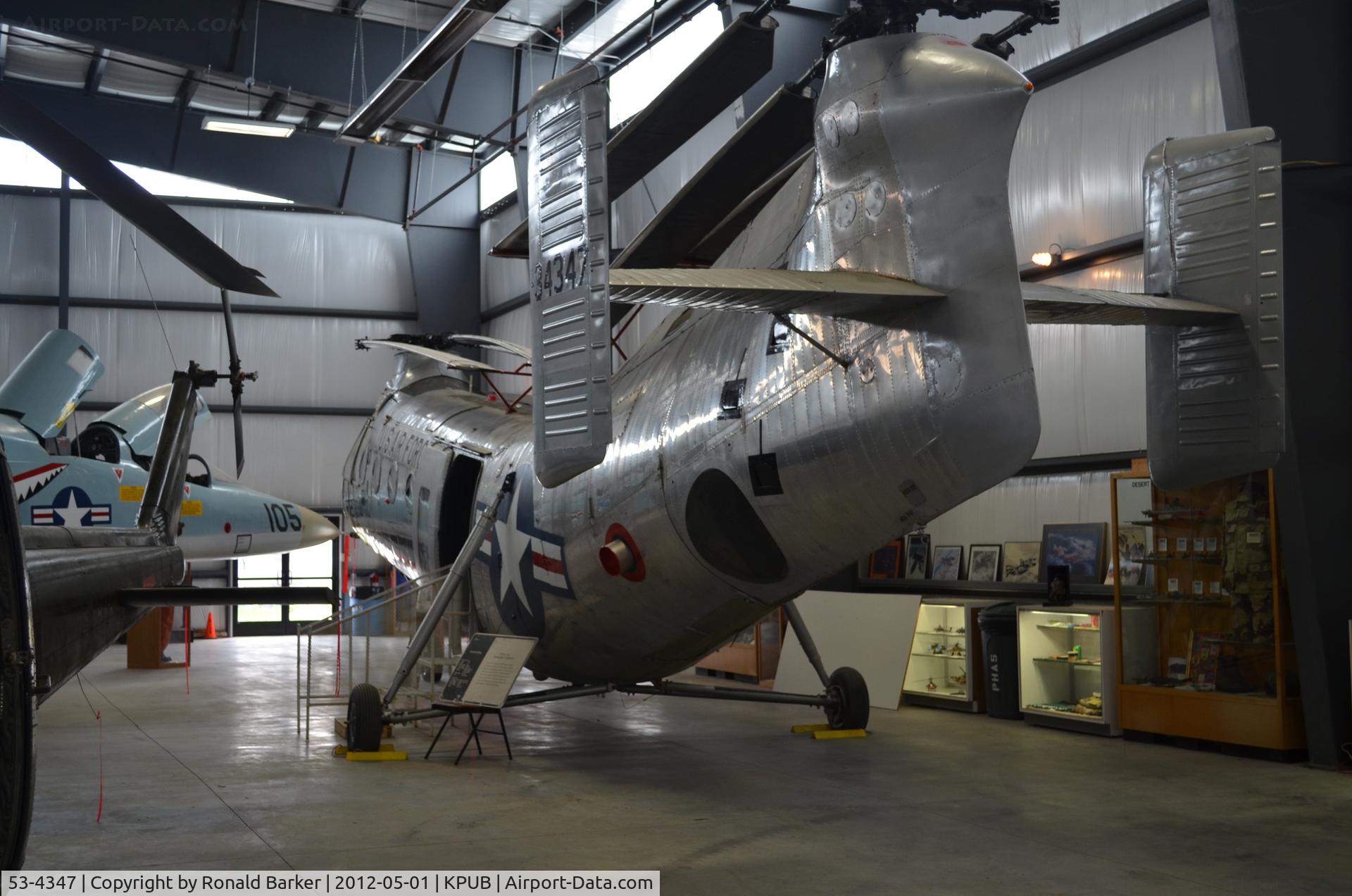 53-4347, 1953 Piasecki CH-21B Workhorse C/N B.97, Weisbrod Museum Pueblo