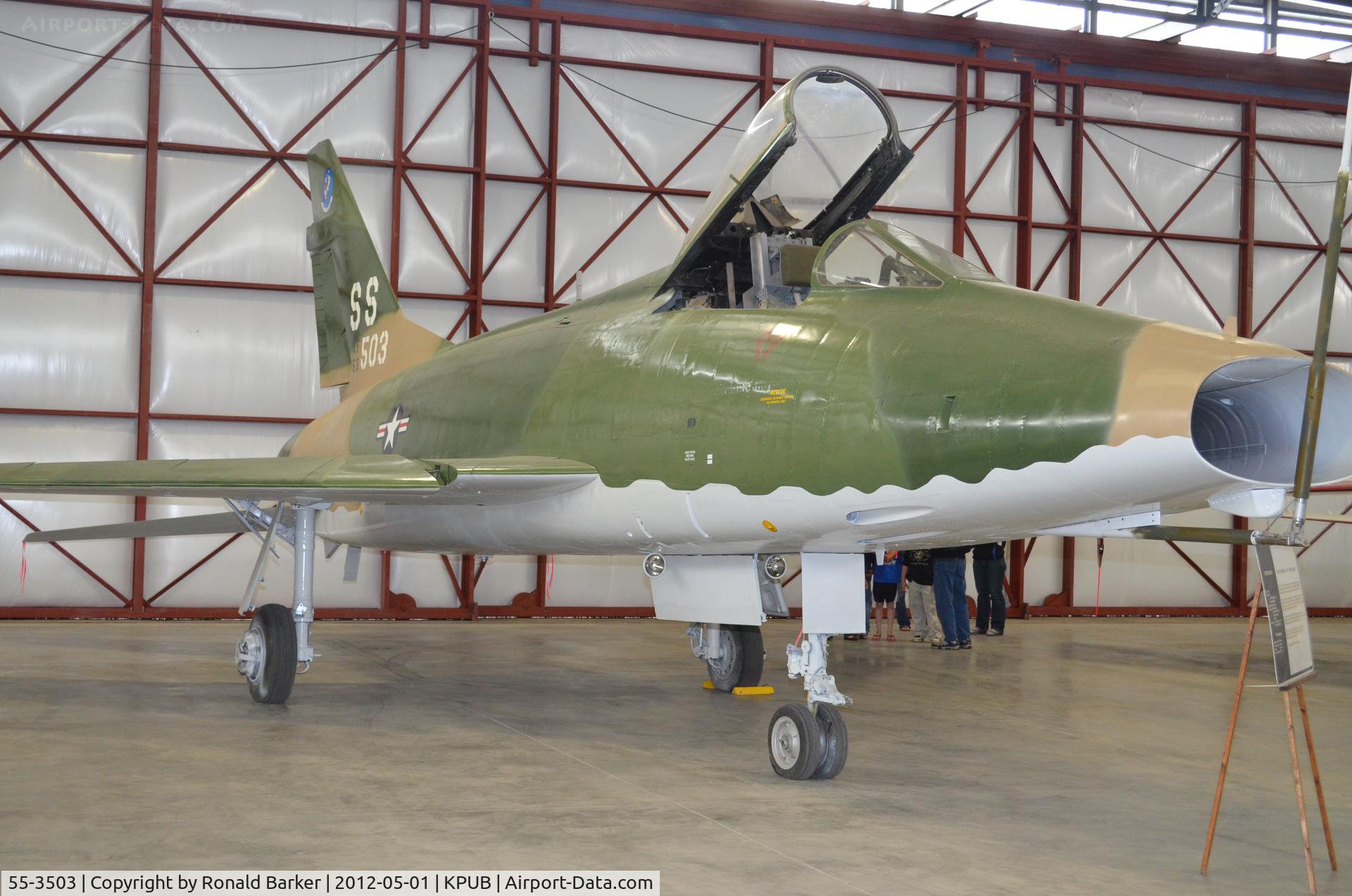 55-3503, 1954 North American F-100D Super Sabre C/N 223-185, Weisbrod Museum Pueblo