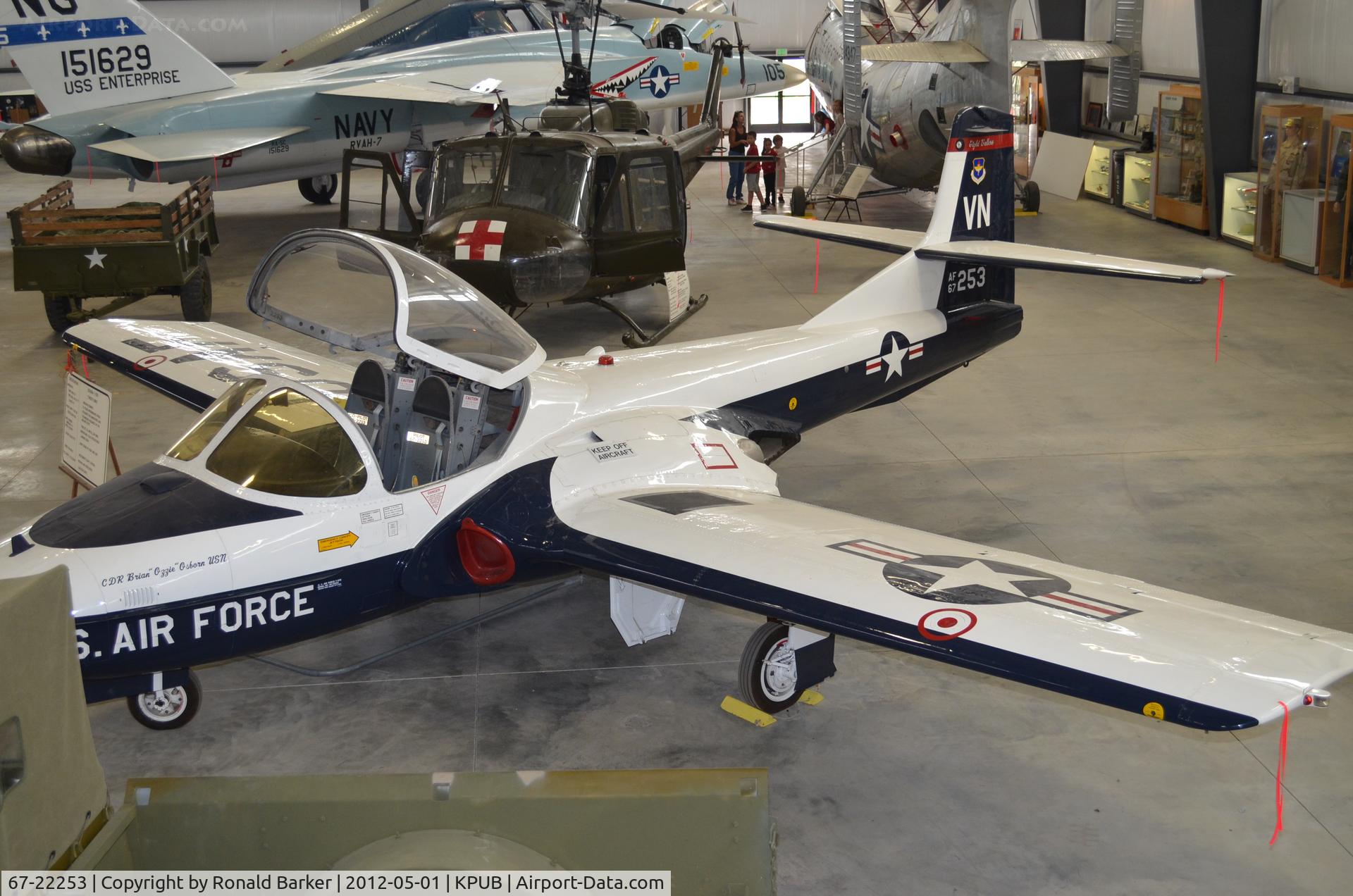 67-22253, 1967 Cessna T-37B Tweety Bird C/N 41062, Weisbrod Museum Pueblo
