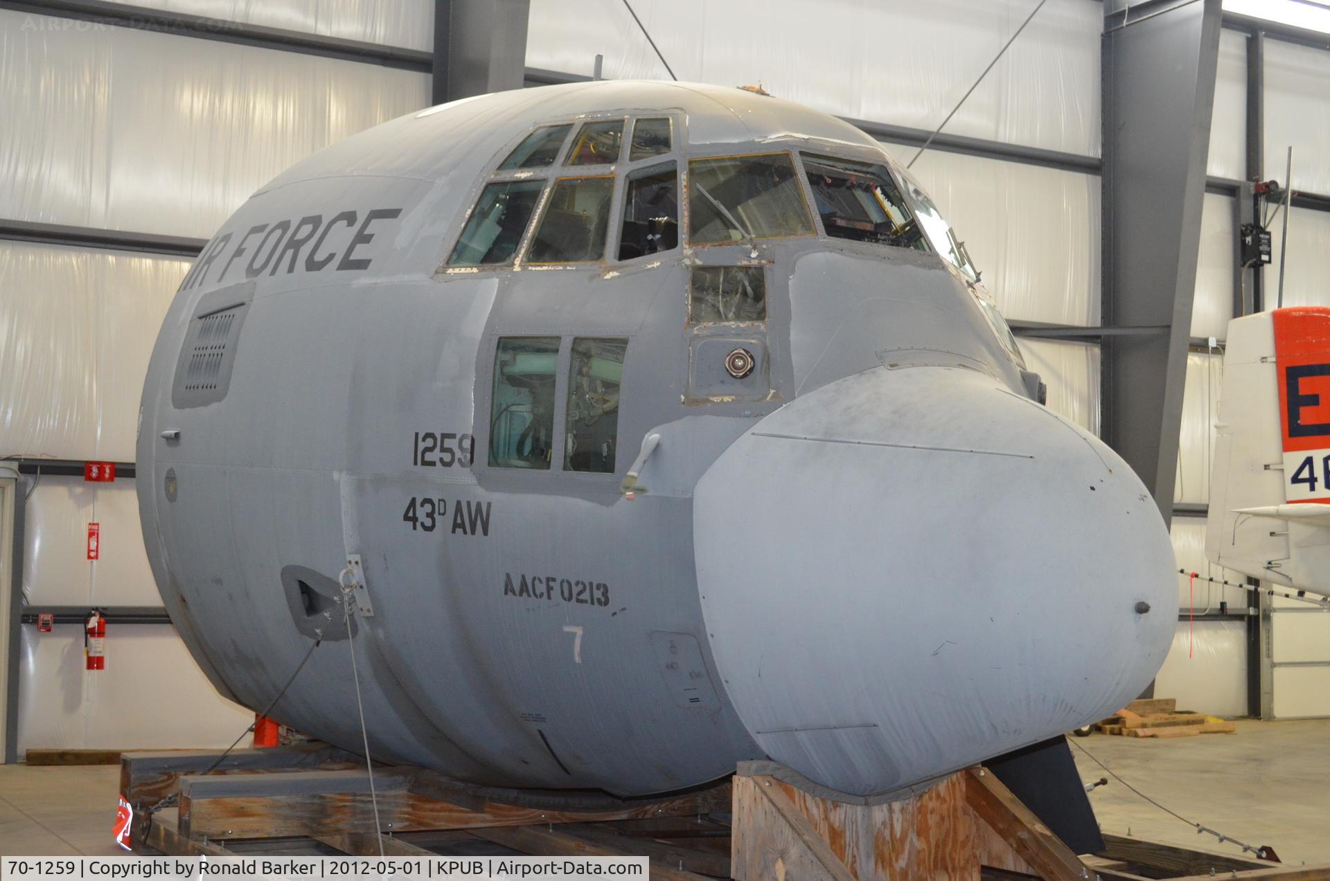 70-1259, 1970 Lockheed C-130E Hercules C/N 382-4404, Weisbrod Museum Pueblo