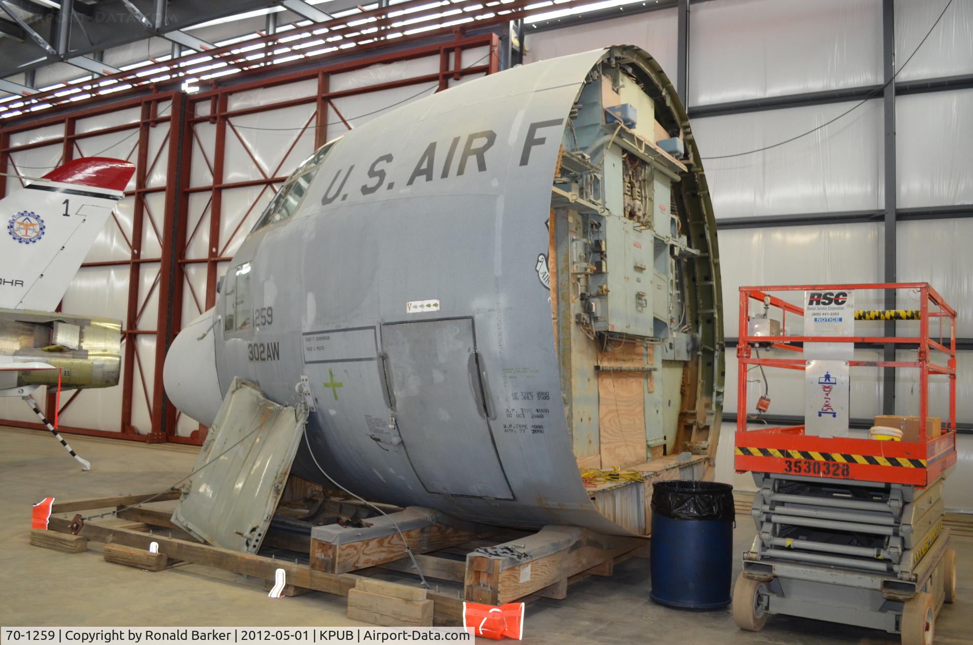 70-1259, 1970 Lockheed C-130E Hercules C/N 382-4404, Weisbrod Museum Pueblo