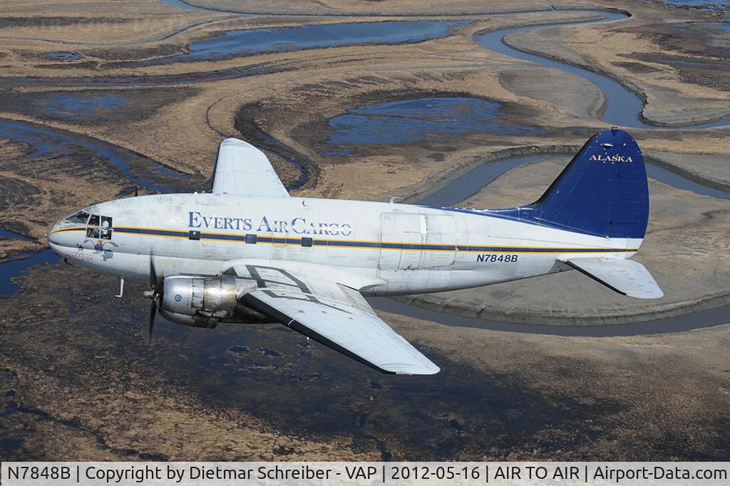 N7848B, 1942 Curtiss C-46R Commando C/N 273, Everts Air Cargo Curtiss C46
