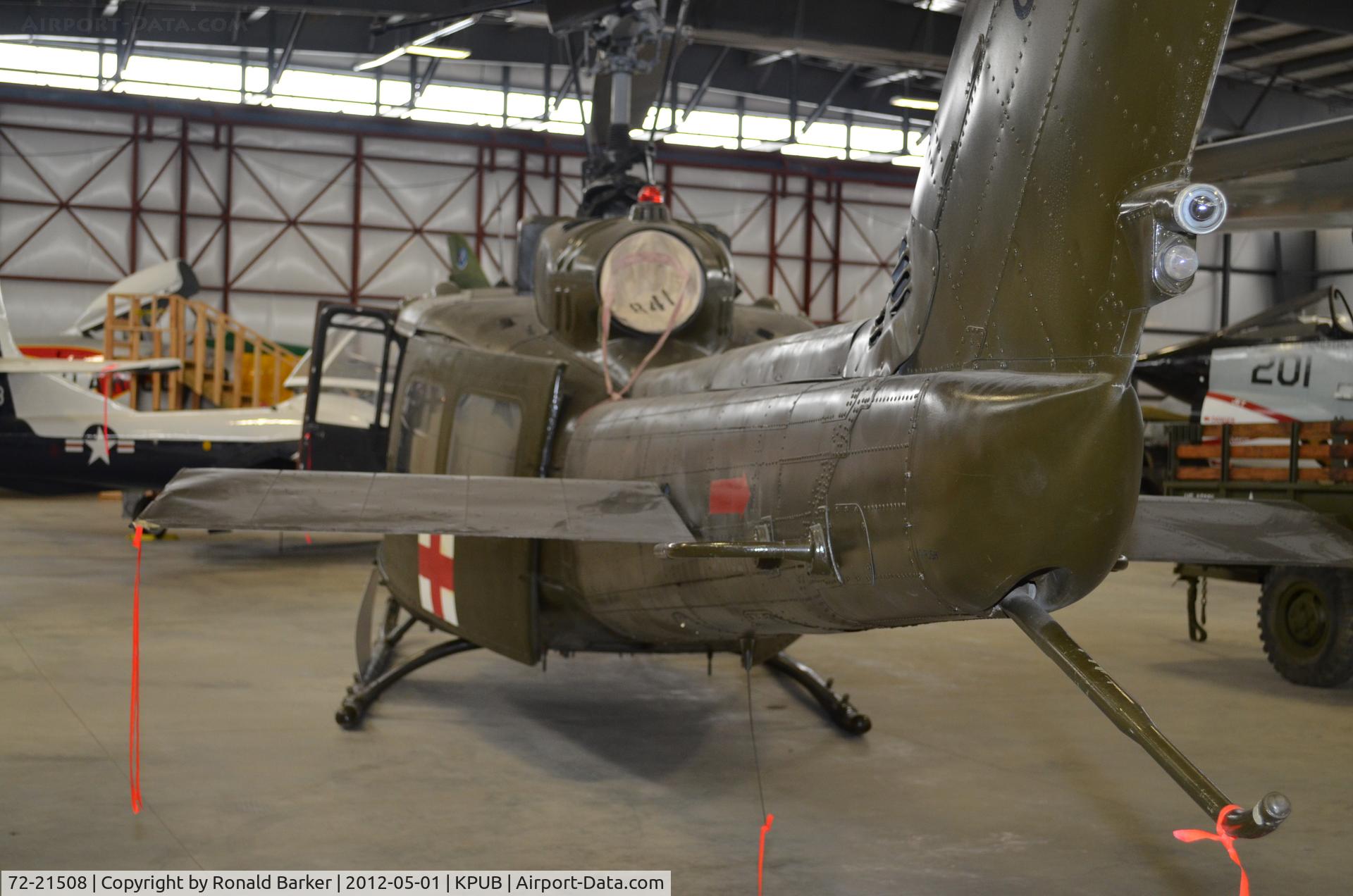 72-21508, 1972 Bell UH-1H Iroquois C/N 13207, Weisbrod Museum Pueblo