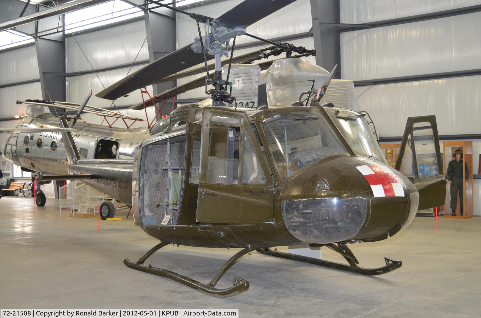 72-21508, 1972 Bell UH-1H Iroquois C/N 13207, Weisbrod Museum Pueblo
