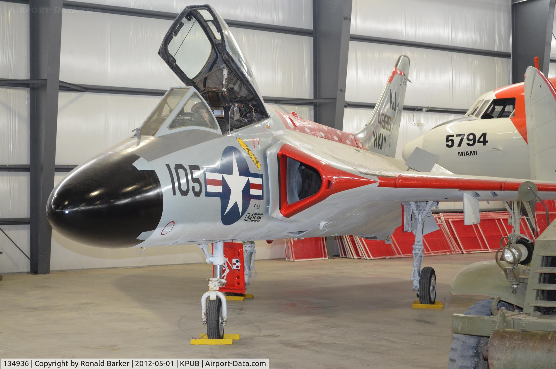 134936, Douglas F-6A Skyray C/N 10530, Weisbrod Museum Pueblo