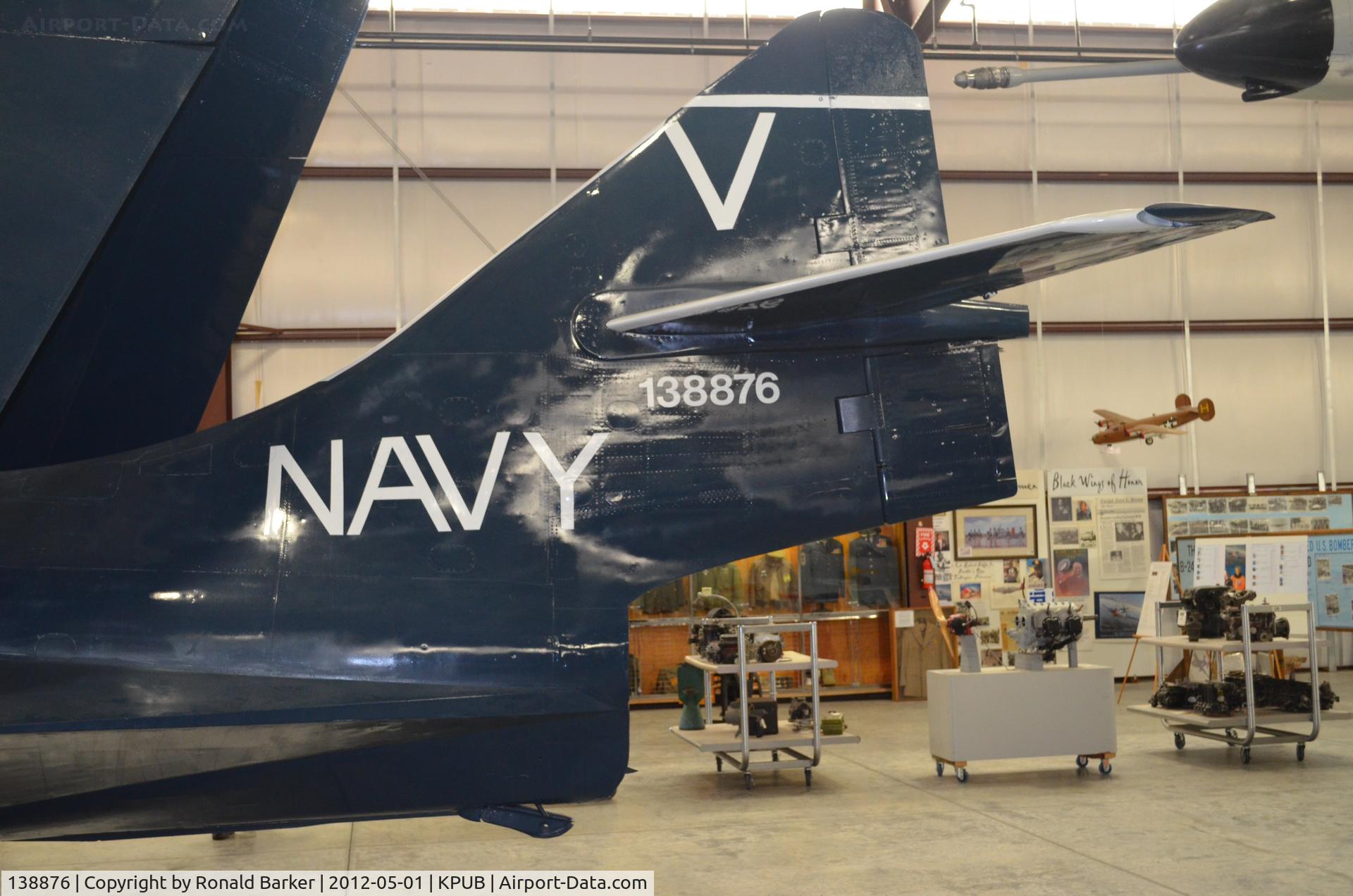 138876, Grumman F9F-6 Cougar C/N Not found 138876, Weisbrod Museum Pueblo