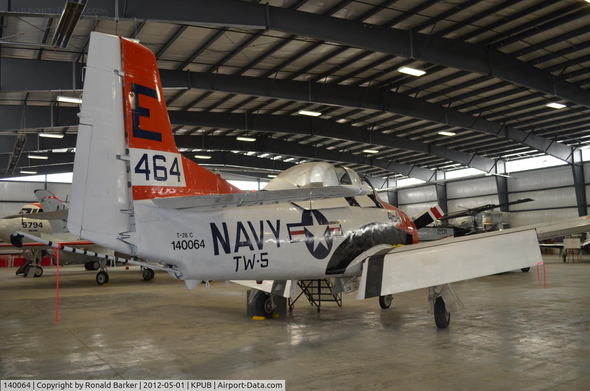 140064, North American T-28C Trojan Trojan C/N 226-12, Weisbrod Museum Pueblo
