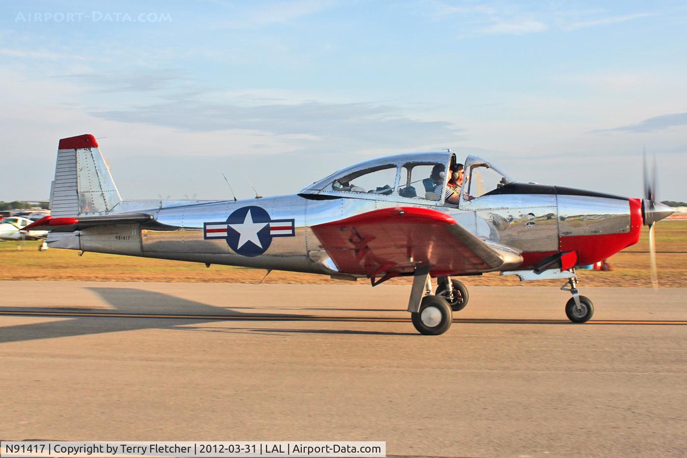 N91417, 1946 North American Navion C/N NAV-4-254, At 2012 Sun N Fun