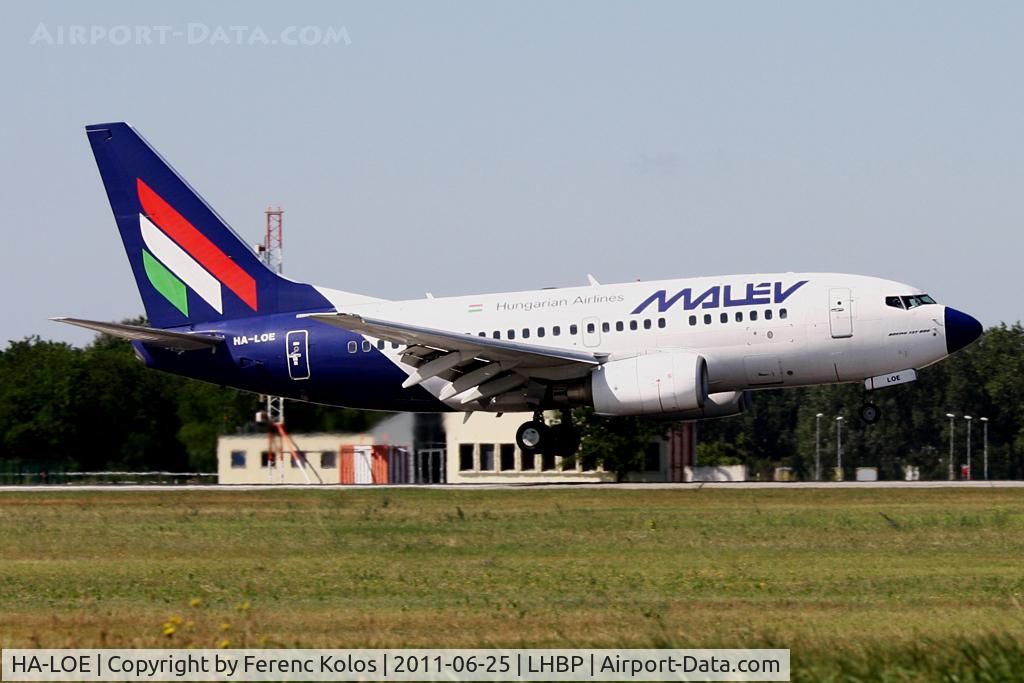 HA-LOE, 2003 Boeing 737-6Q8 C/N 28260, Ferihegy