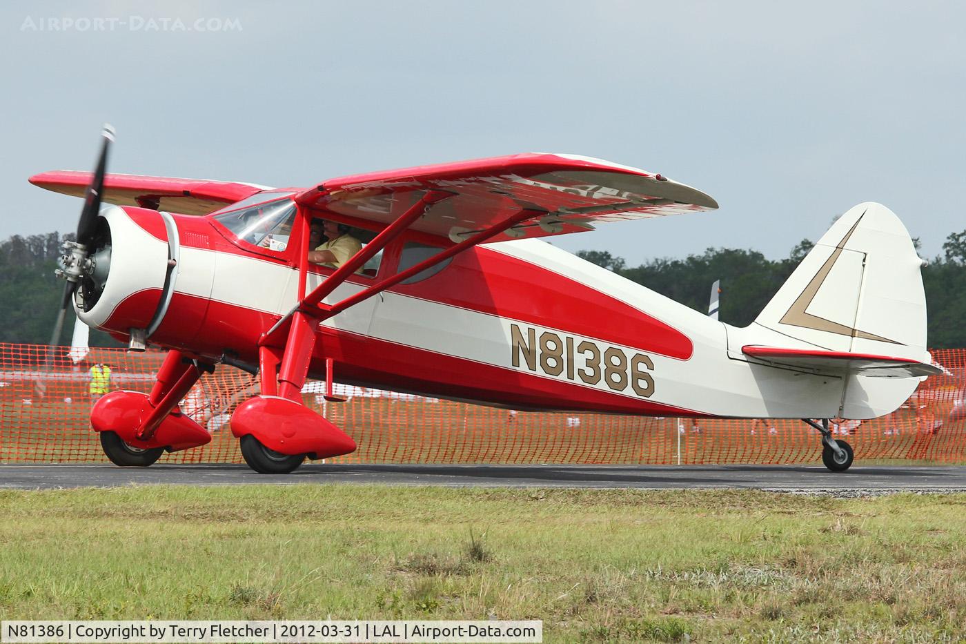 N81386, 1946 Fairchild 24W-46 C/N W46286, At 2012 Sun N Fun