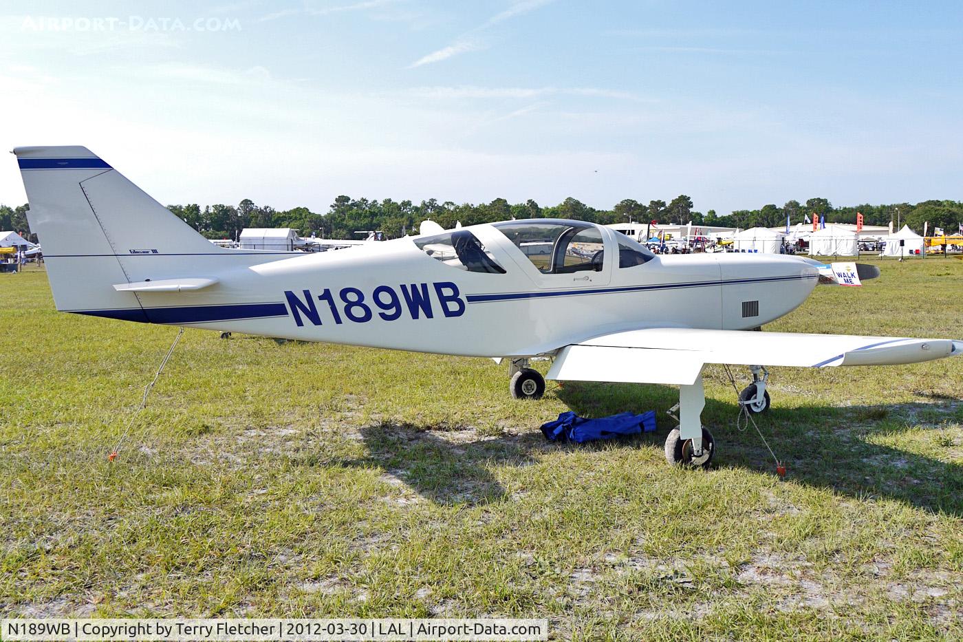 N189WB, 1984 Stoddard-Hamilton Glasair III C/N 3074, At 2012 Sun N Fun