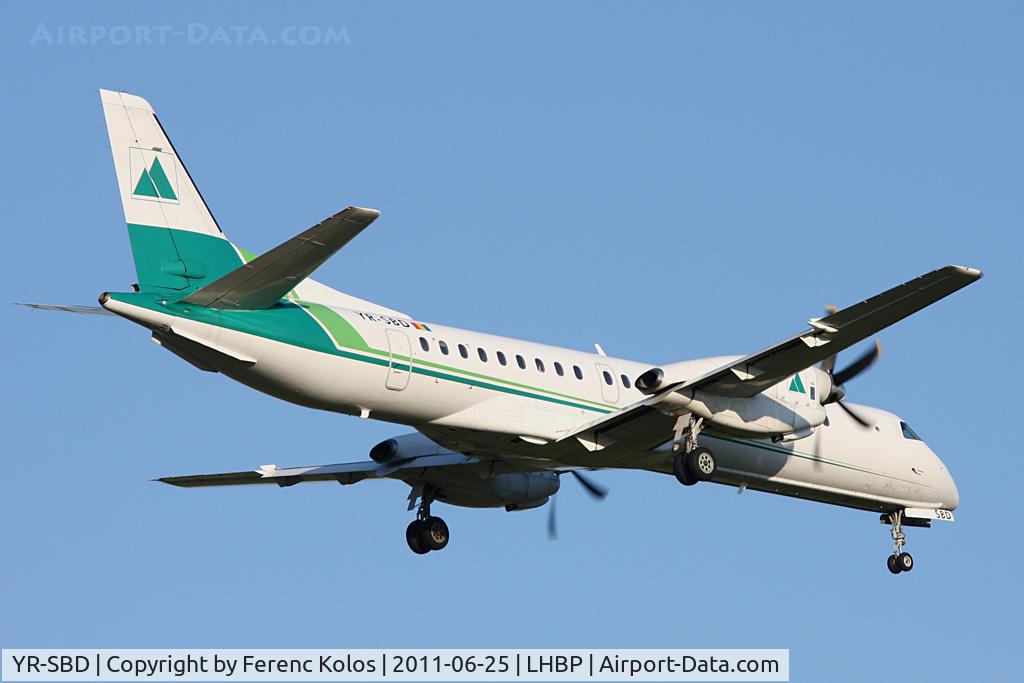 YR-SBD, 1993 Saab 2000 C/N 2000-004, Ferihegy