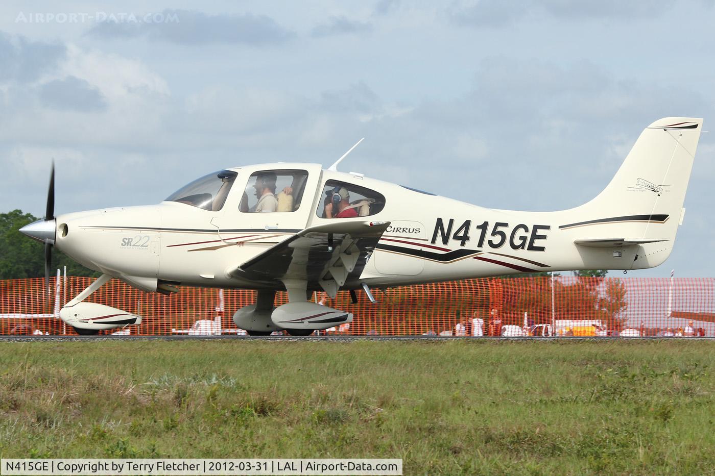 N415GE, 2003 Cirrus SR22 C/N 0693, At 2012 Sun N Fun