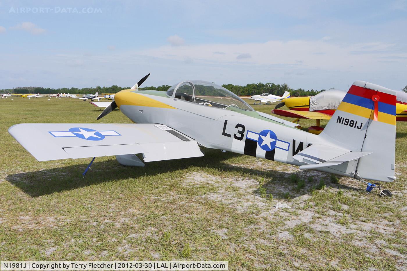 N1981J, Vans RV-8 C/N 83128, At 2012 Sun N Fun