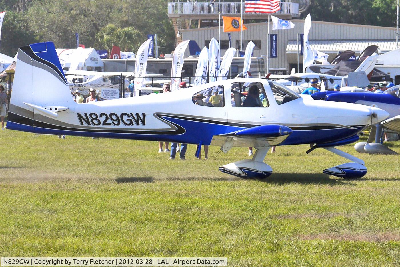 N829GW, Vans RV-10 C/N 40033, At 2012 Sun N Fun