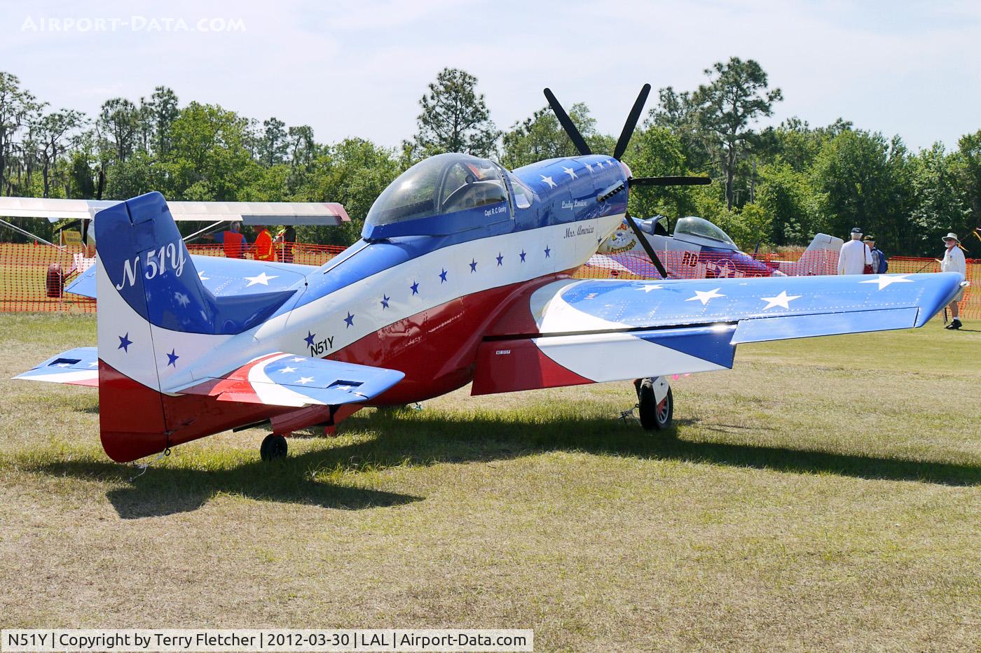 N51Y, Titan T-51 Mustang C/N M07SV6COHK0116, At 2012 Sun N Fun