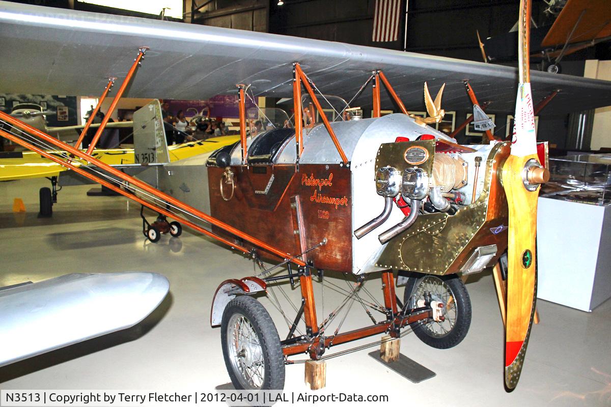 N3513, 1967 Pietenpol CB-1 Air Camper C/N 100, At Florida Air Museum