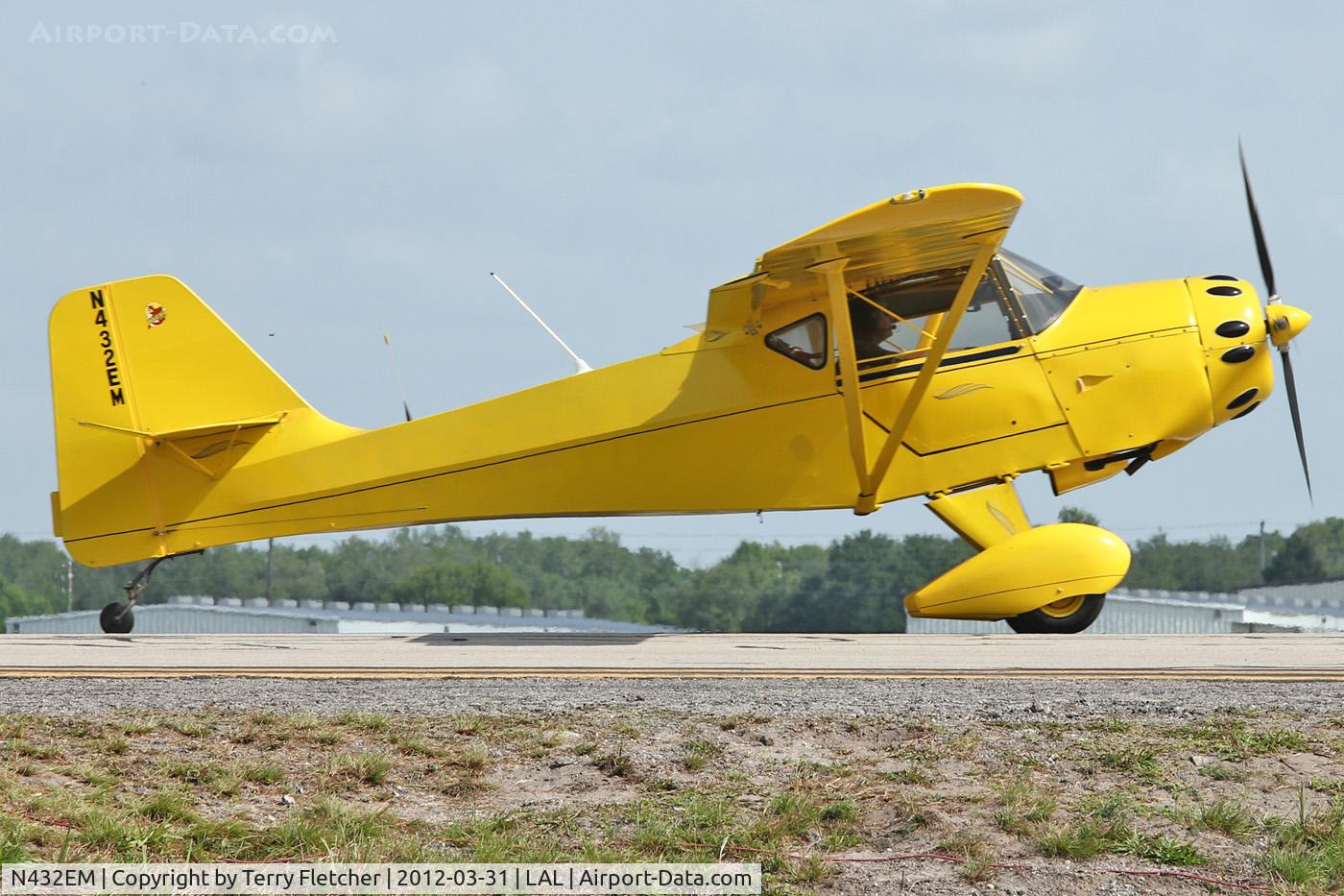 N432EM, Denney Kitfox Model 4 C/N 1432, At 2012 Sun N Fun