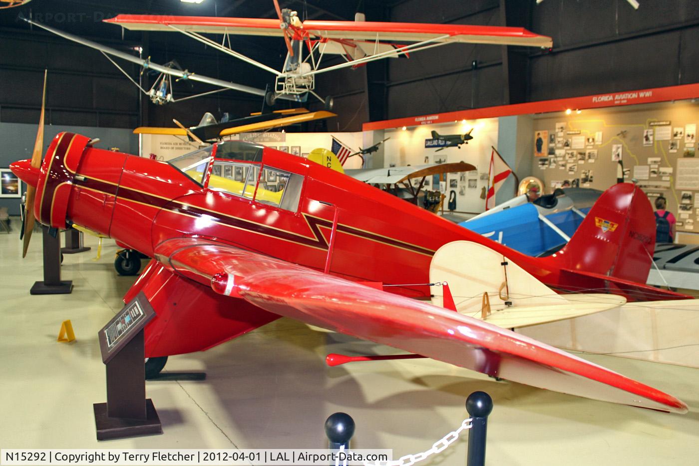 N15292, 1940 Aeronca LB C/N 2000, Displayed at Florida Air Museum