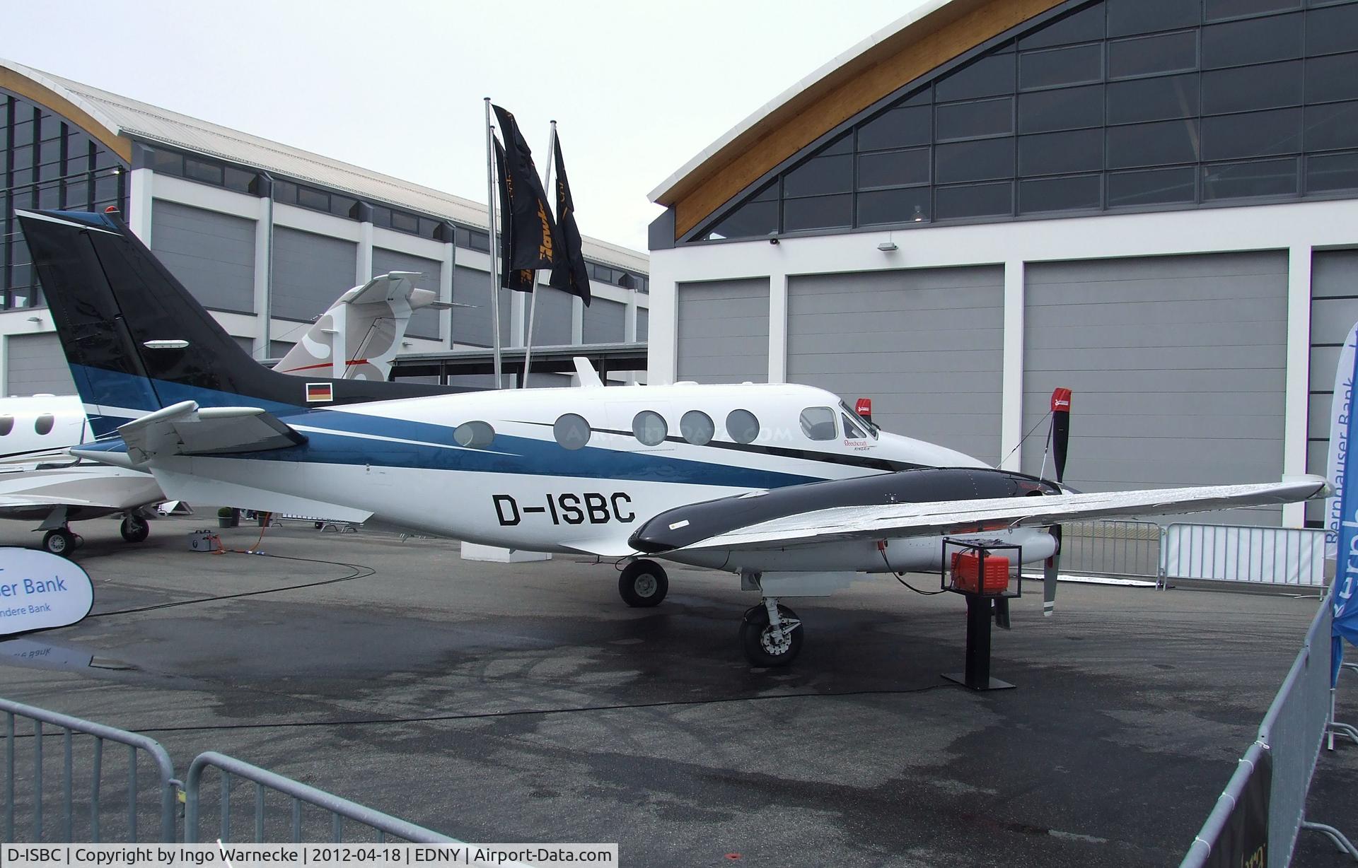 D-ISBC, 2009 Hawker Beechcraft C90GTI King Air C/N LJ-1935, Hawker Beechcraft C90GTI King Air at the AERO 2012, Friedrichshafen