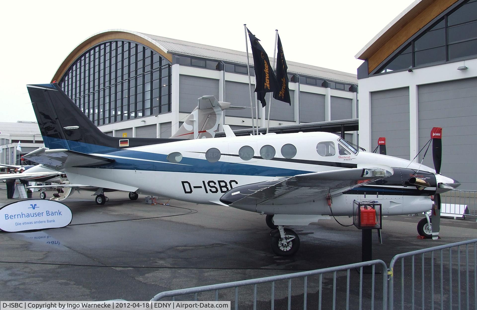 D-ISBC, 2009 Hawker Beechcraft C90GTI King Air C/N LJ-1935, Hawker Beechcraft C90GTI King Air at the AERO 2012, Friedrichshafen