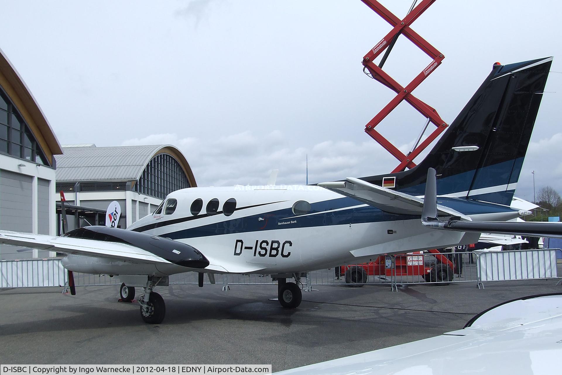 D-ISBC, 2009 Hawker Beechcraft C90GTI King Air C/N LJ-1935, Hawker Beechcraft C90GTI King Air at the AERO 2012, Friedrichshafen