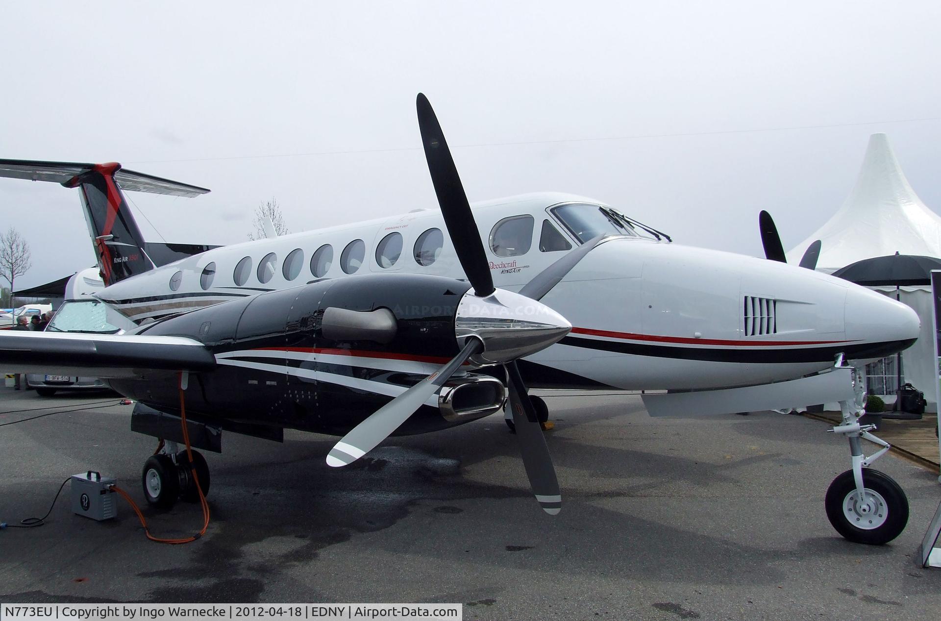 N773EU, 2011 Hawker Beechcraft 350i King Air (B300) C/N FL-773, Hawker Beechcraft B300 King Air 350I at the AERO 2012, Friedrichshafen
