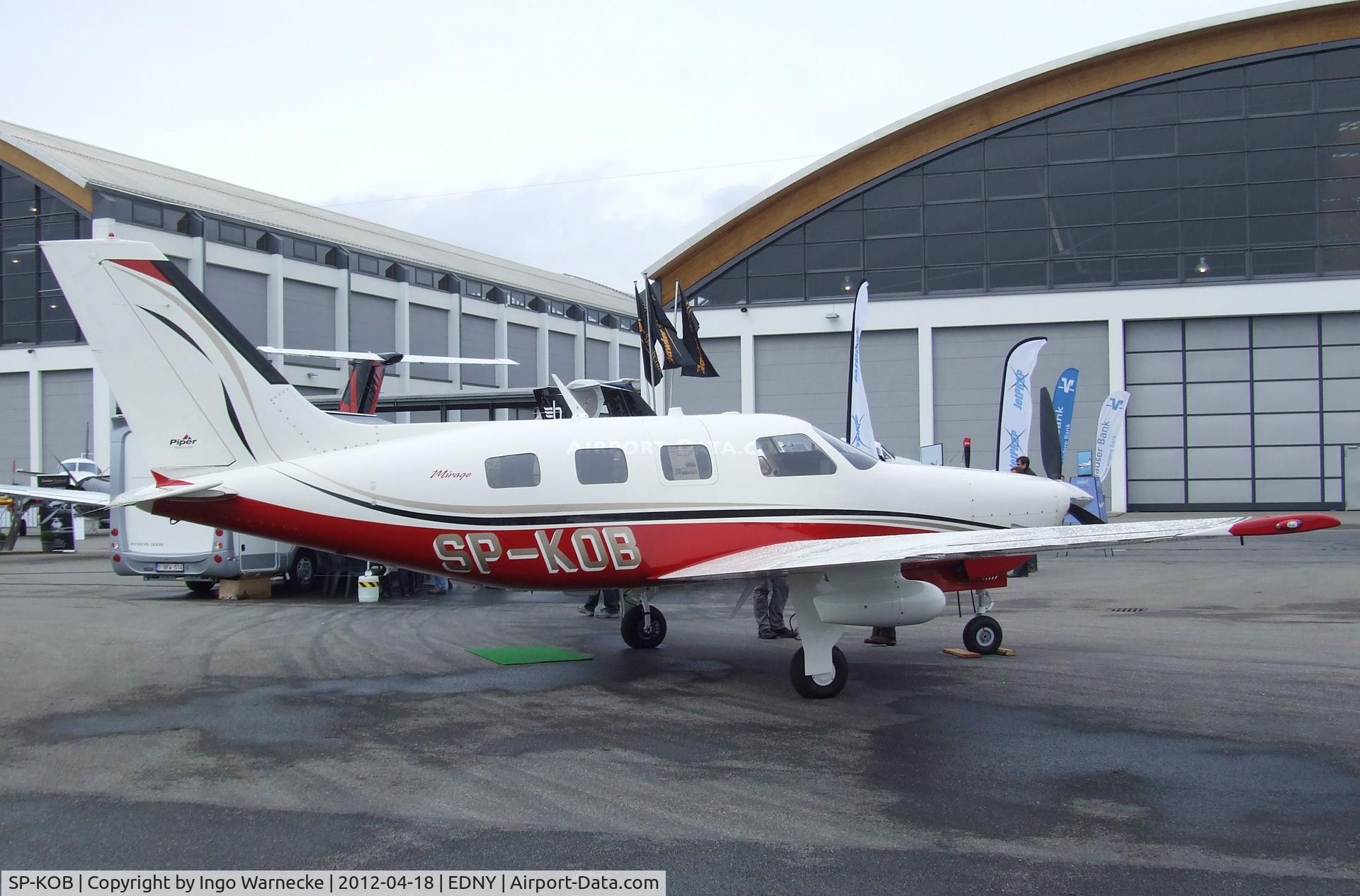 SP-KOB, 2006 Piper PA-46-350P Malibu Mirage C/N 4636395, Piper PA-46-350P Malibu Mirage at the AERO 2012, Friedrichshafen
