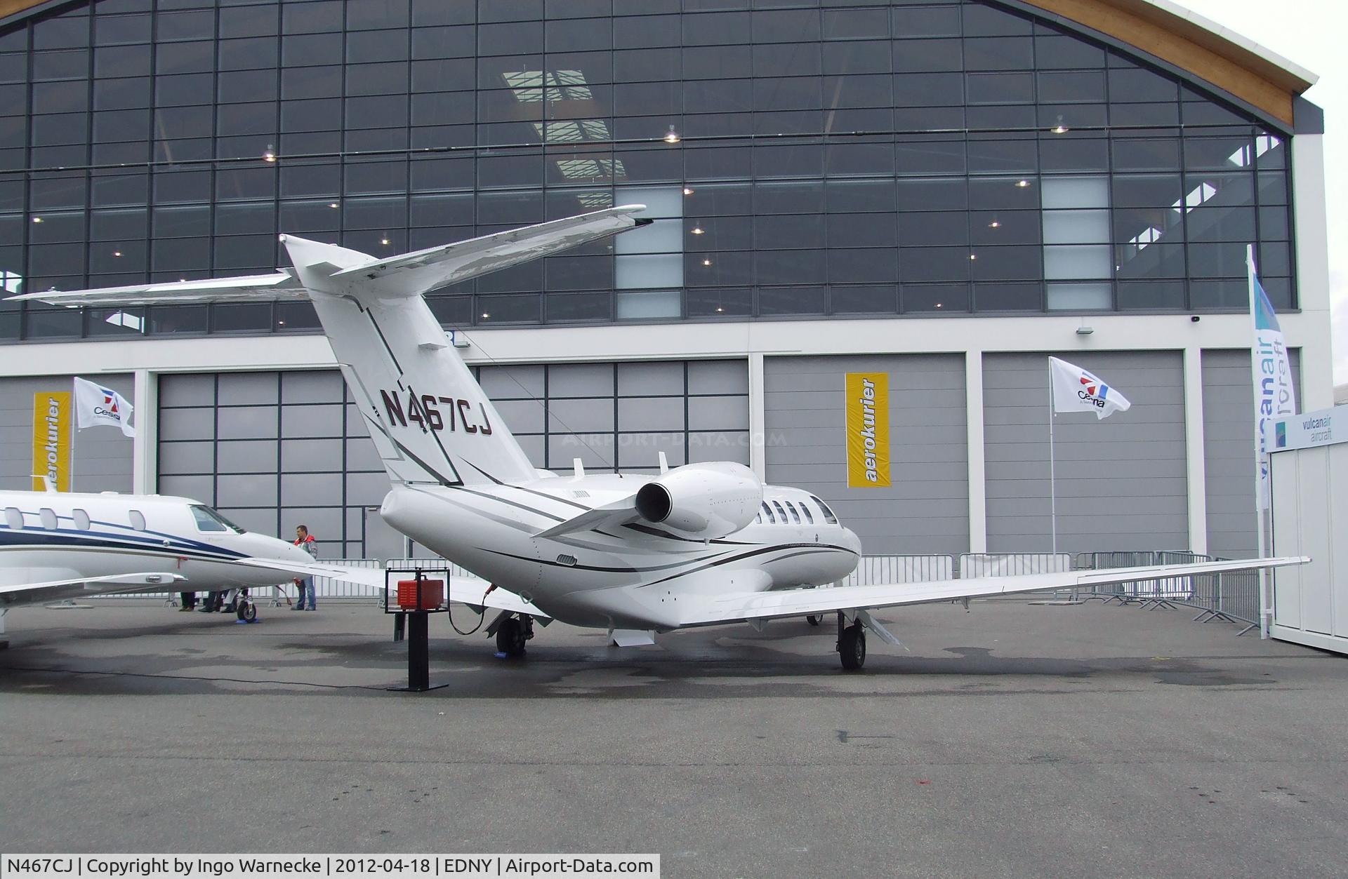 N467CJ, 2010 Cessna 525A CitationJet CJ2 C/N 525A0467, Cessna 525A CitationJet CJ2+ at the AERO 2012, Friedrichshafen