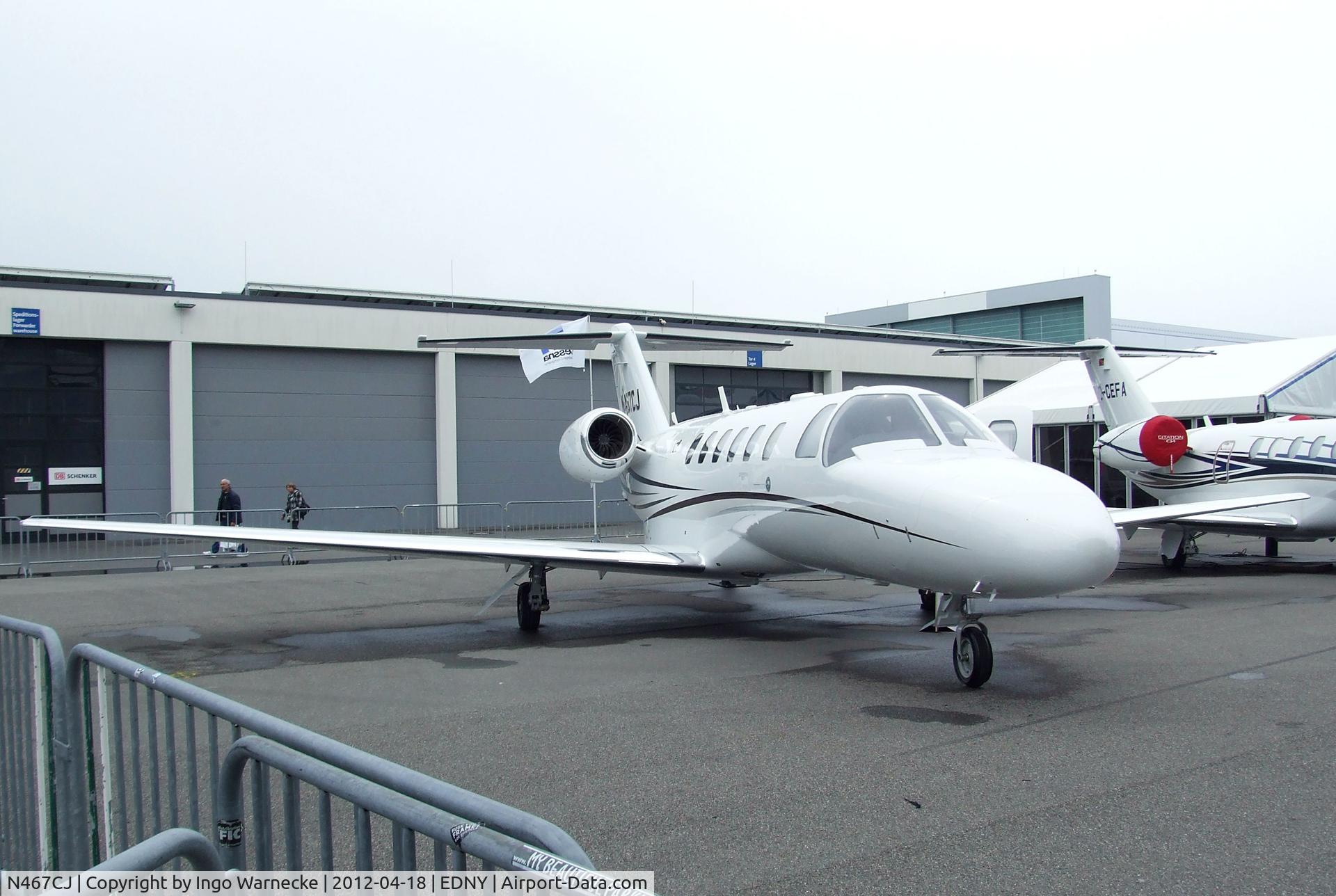 N467CJ, 2010 Cessna 525A CitationJet CJ2 C/N 525A0467, Cessna 525A CitationJet CJ2+ at the AERO 2012, Friedrichshafen