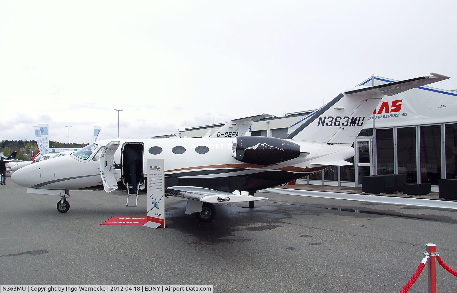N363MU, 2011 Cessna 510 Citation Mustang Citation Mustang C/N 510-0363, Cessna 510 Citation Mustang at the AERO 2012, Friedrichshafen