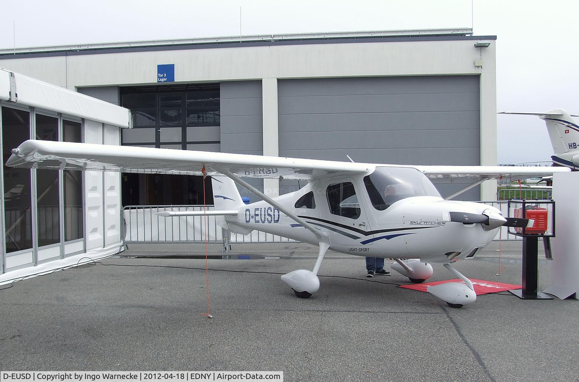 D-EUSD, Cessna 162 Skycatcher C/N 16200043, Cessna 162 Skycatcher at the AERO 2012, Friedrichshafen