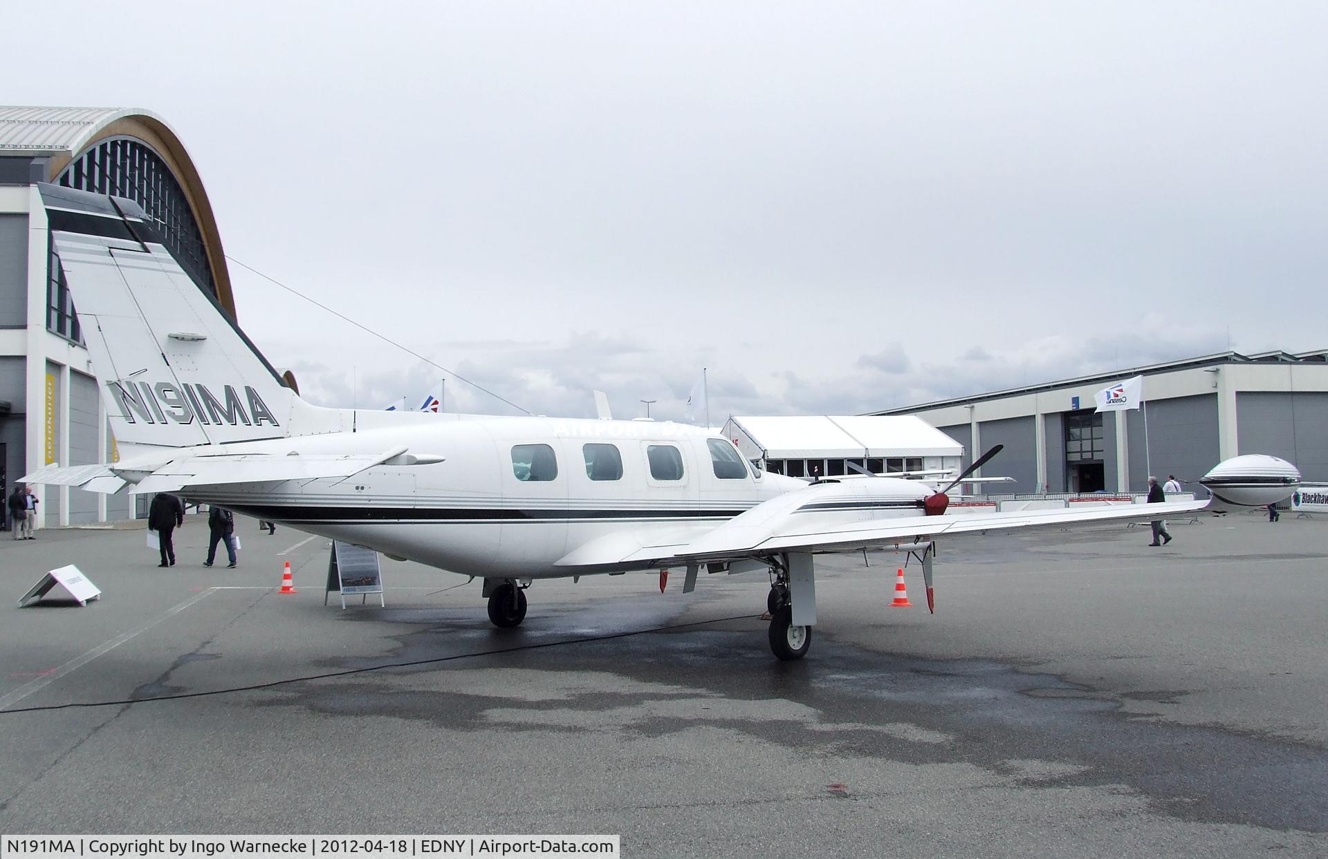 N191MA, Piper PA-31T1 Cheyenne 1 C/N 31T-8104019, Piper PA-31T1 Cheyenne I at the AERO 2012, Friedrichshafen