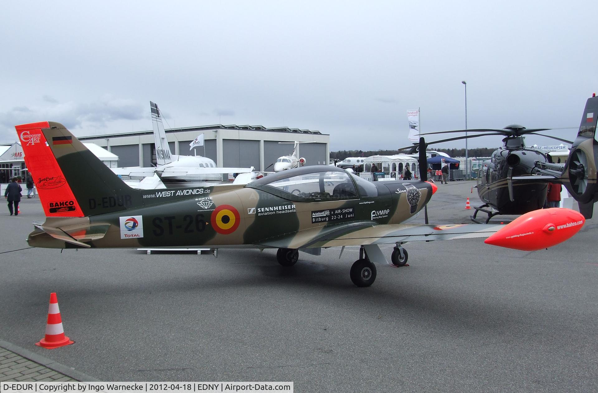 D-EDUR, 1980 SIAI-Marchetti SF-260 C/N 110, SIAI-Marchetti SF.260 at the AERO 2012, Friedrichshafen