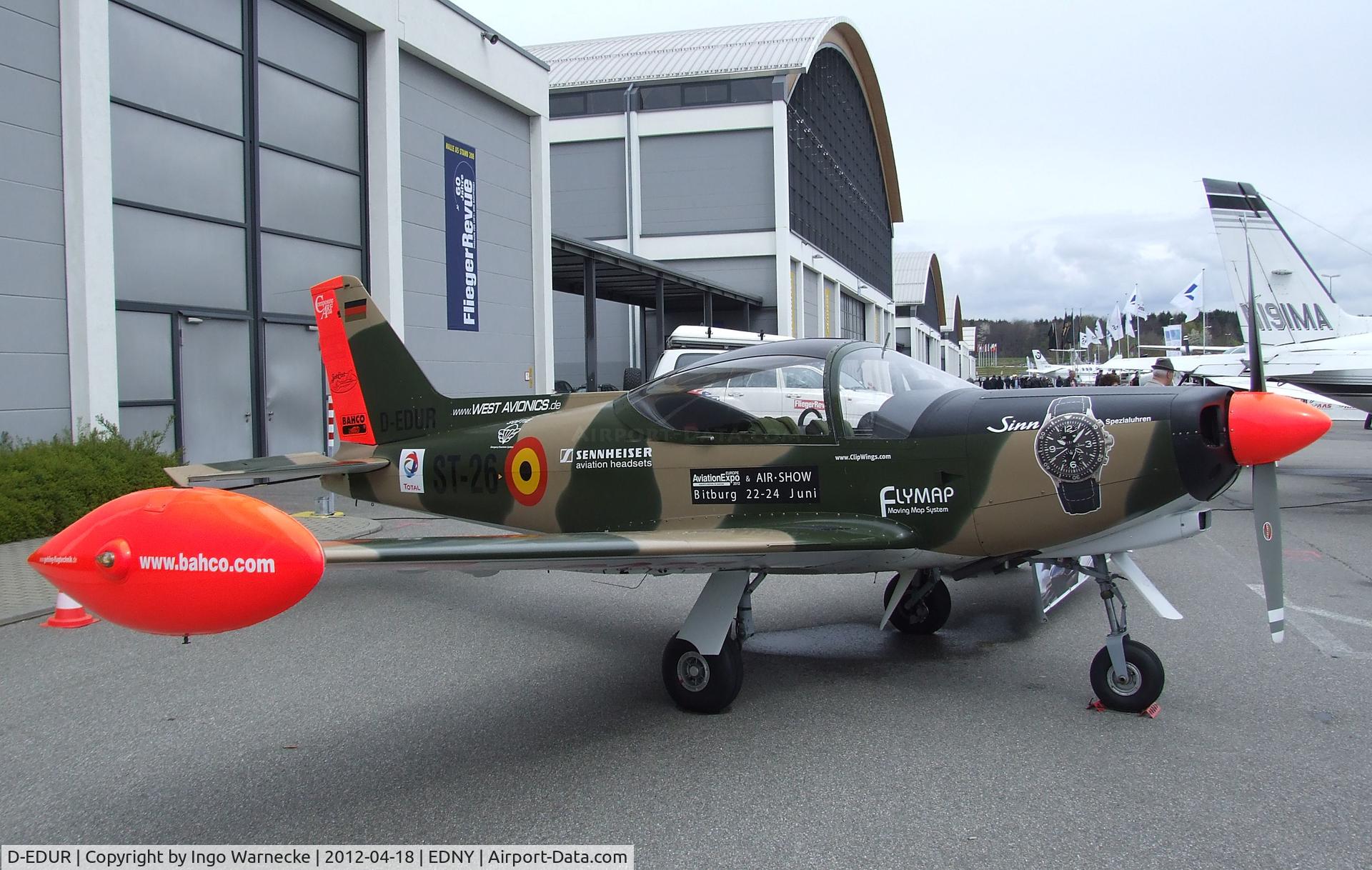 D-EDUR, 1980 SIAI-Marchetti SF-260 C/N 110, SIAI-Marchetti SF.260 at the AERO 2012, Friedrichshafen