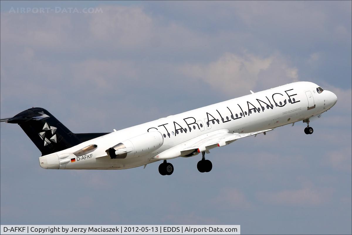 D-AFKF, 1994 Fokker 100 (F-28-0100) C/N 11470, Fokker 100