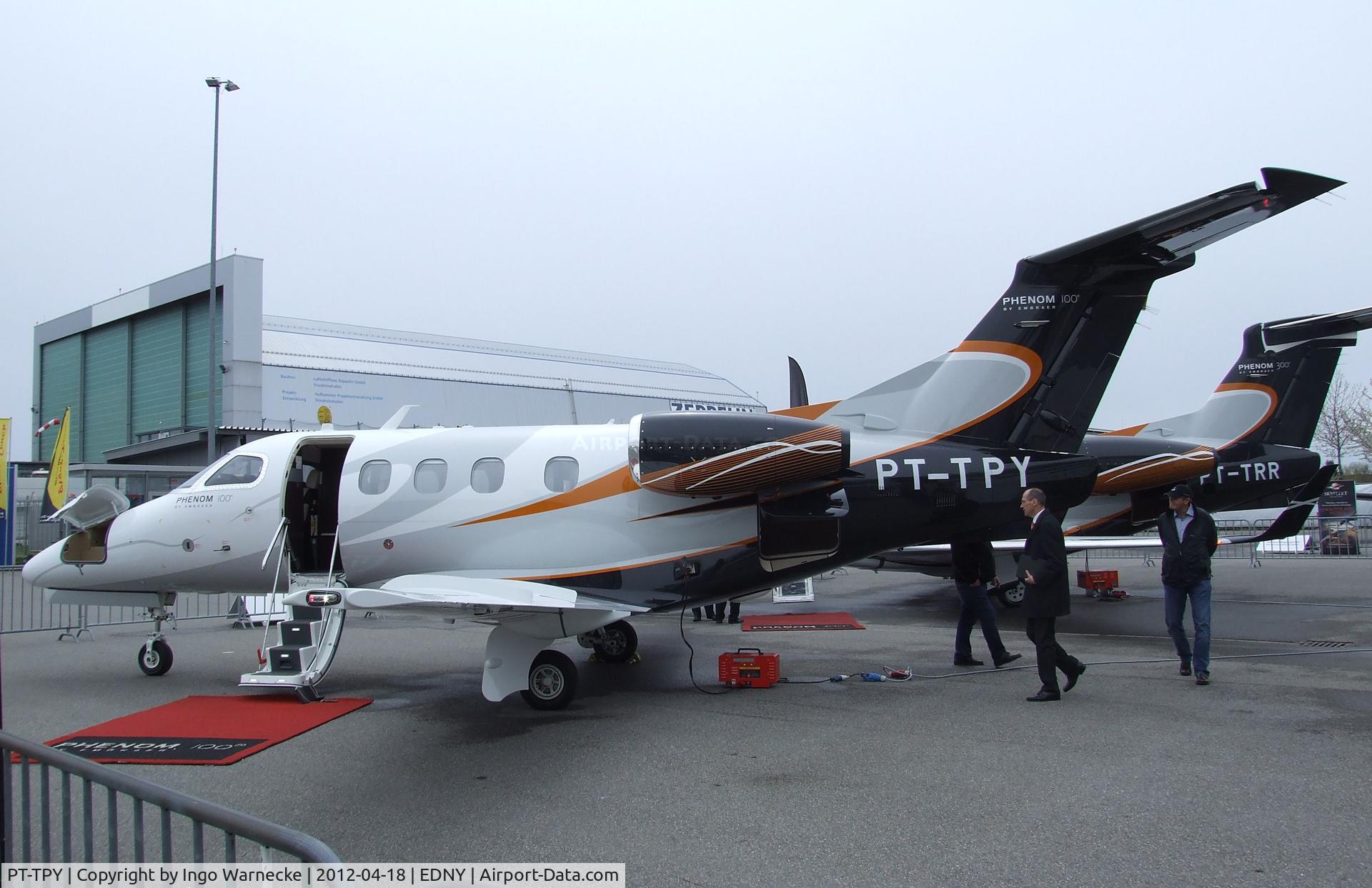 PT-TPY, 2012 Embraer EMB-500 Phenom 100 C/N 50000272, EMBRAER EMB-500 Phenom 100 at the AERO 2012, Friedrichshafen