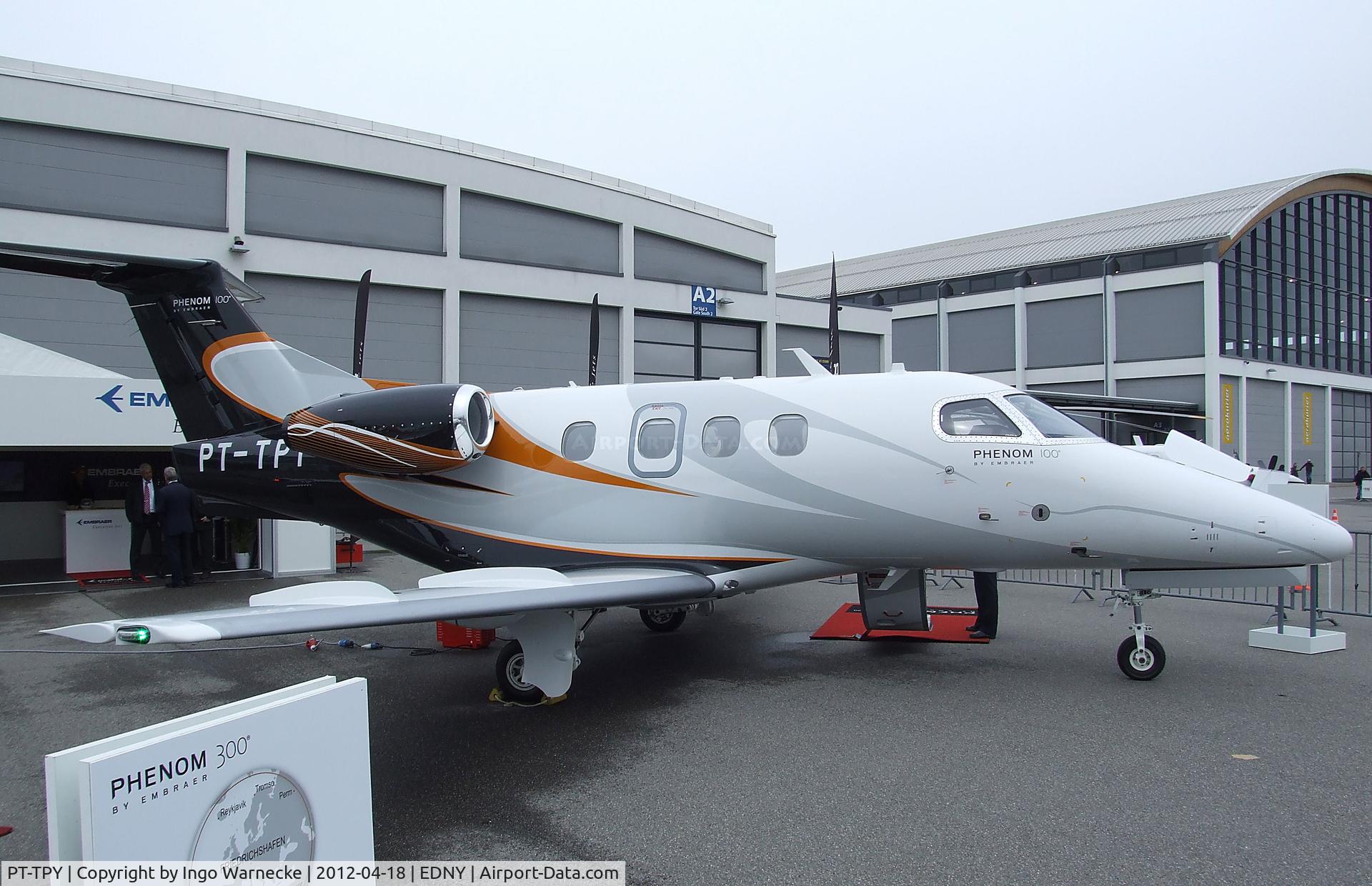 PT-TPY, 2012 Embraer EMB-500 Phenom 100 C/N 50000272, EMBRAER EMB-500 Phenom 100 at the AERO 2012, Friedrichshafen