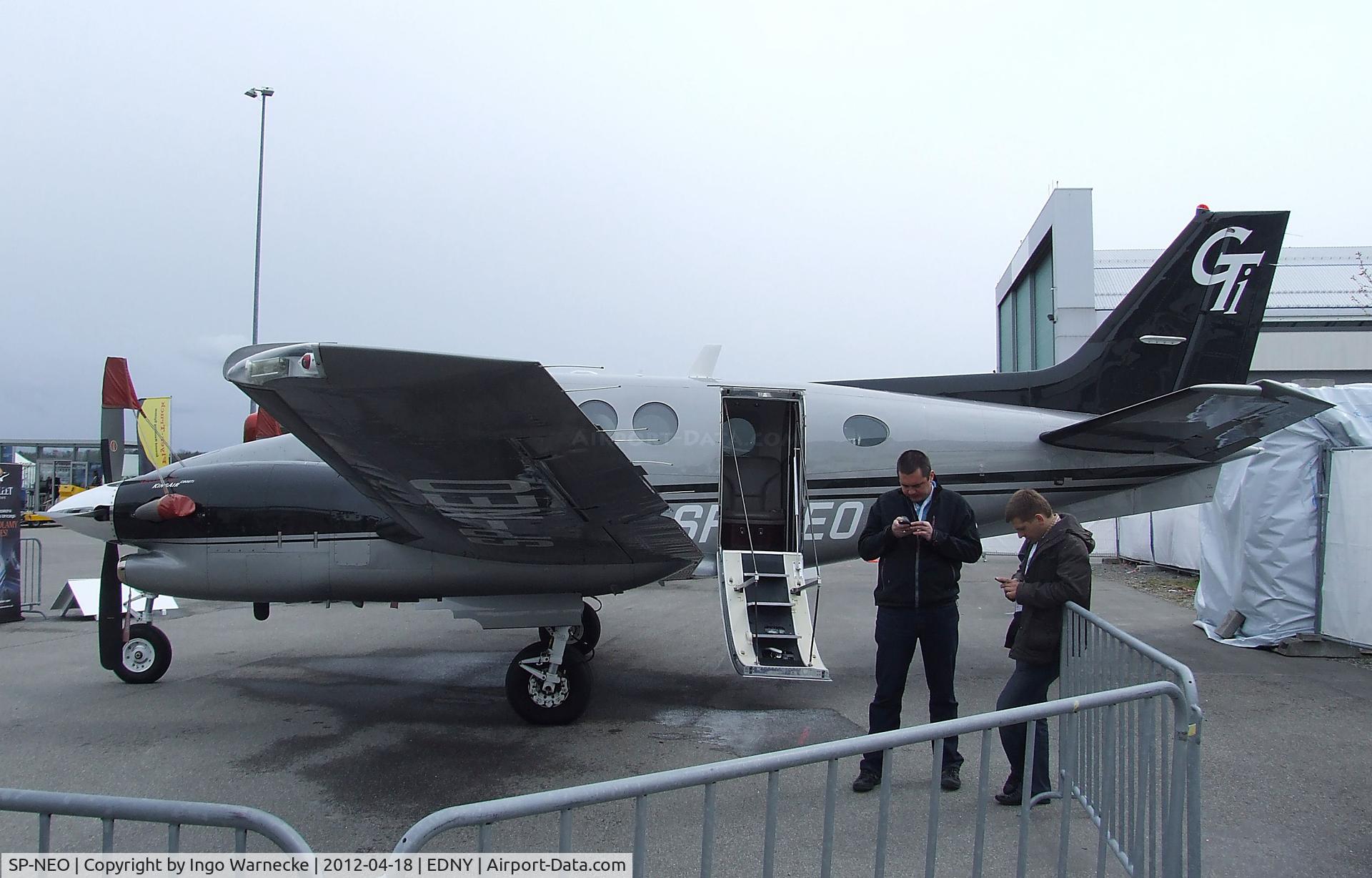 SP-NEO, 2009 Hawker Beechcraft C90GTi King Air C/N LJ-1965, Hawker Beechcraft C90GTI King Air at the AERO 2012, Friedrichshafen