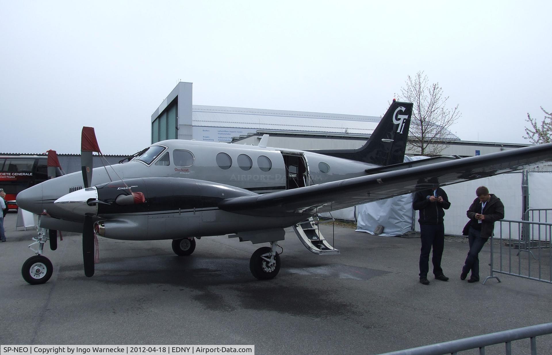 SP-NEO, 2009 Hawker Beechcraft C90GTi King Air C/N LJ-1965, Hawker Beechcraft C90GTI King Air at the AERO 2012, Friedrichshafen