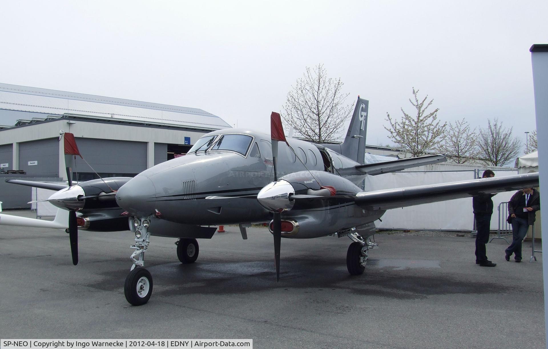 SP-NEO, 2009 Hawker Beechcraft C90GTi King Air C/N LJ-1965, Hawker Beechcraft C90GTI King Air at the AERO 2012, Friedrichshafen