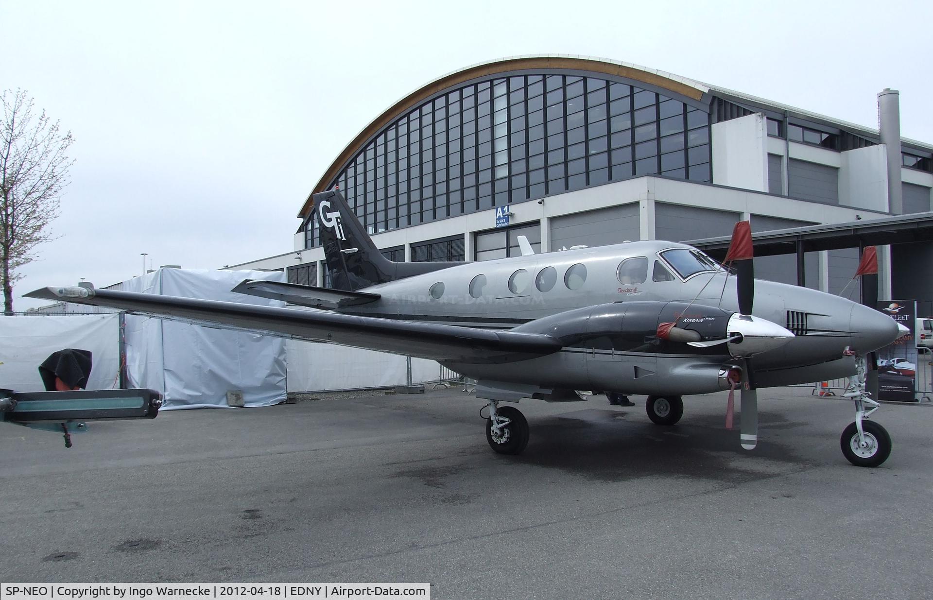 SP-NEO, 2009 Hawker Beechcraft C90GTi King Air C/N LJ-1965, Hawker Beechcraft C90GTI King Air at the AERO 2012, Friedrichshafen