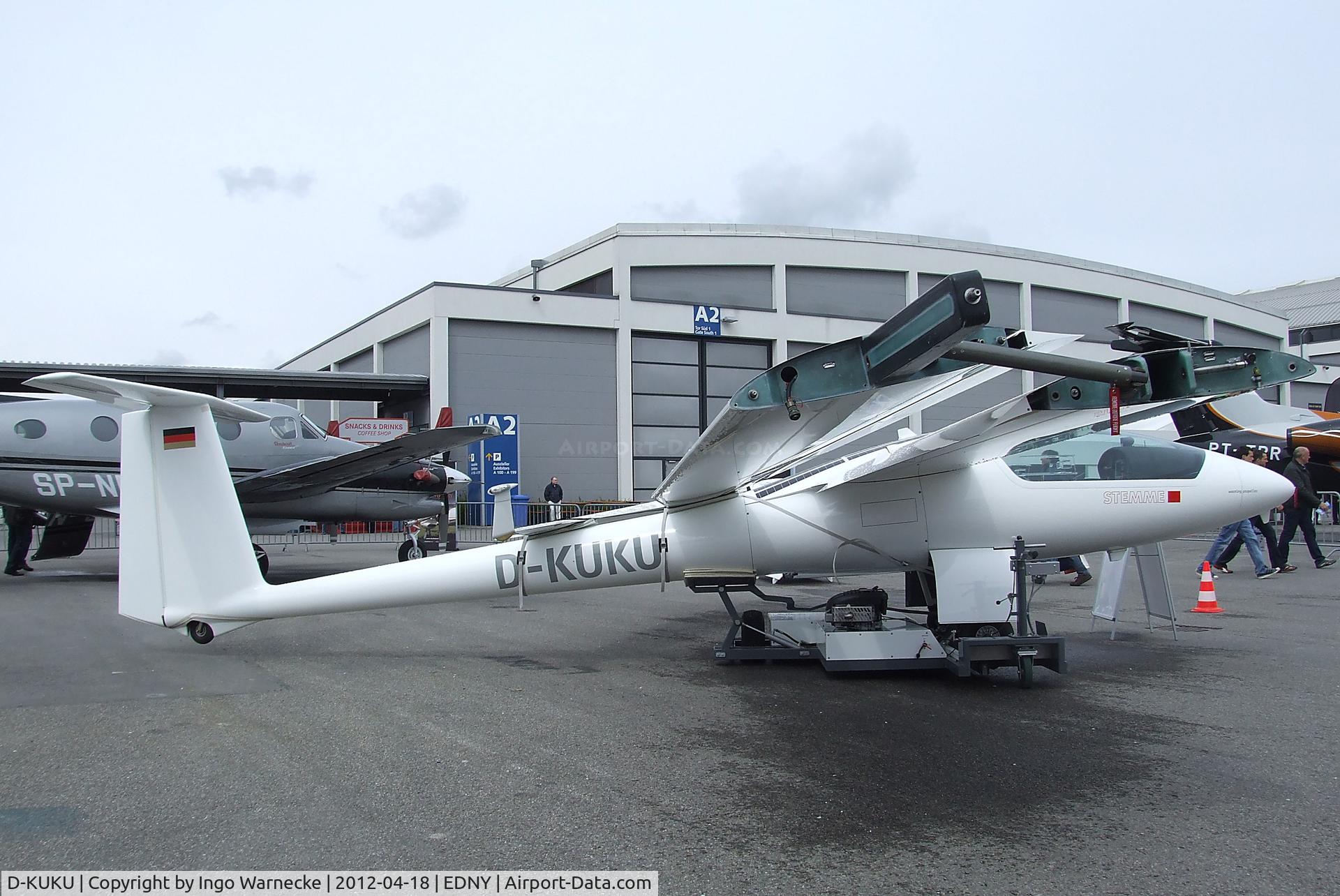 D-KUKU, 2011 Stemme S-10VT C/N 11-126, Stemme S-10VT at the AERO 2012, Friedrichshafen
