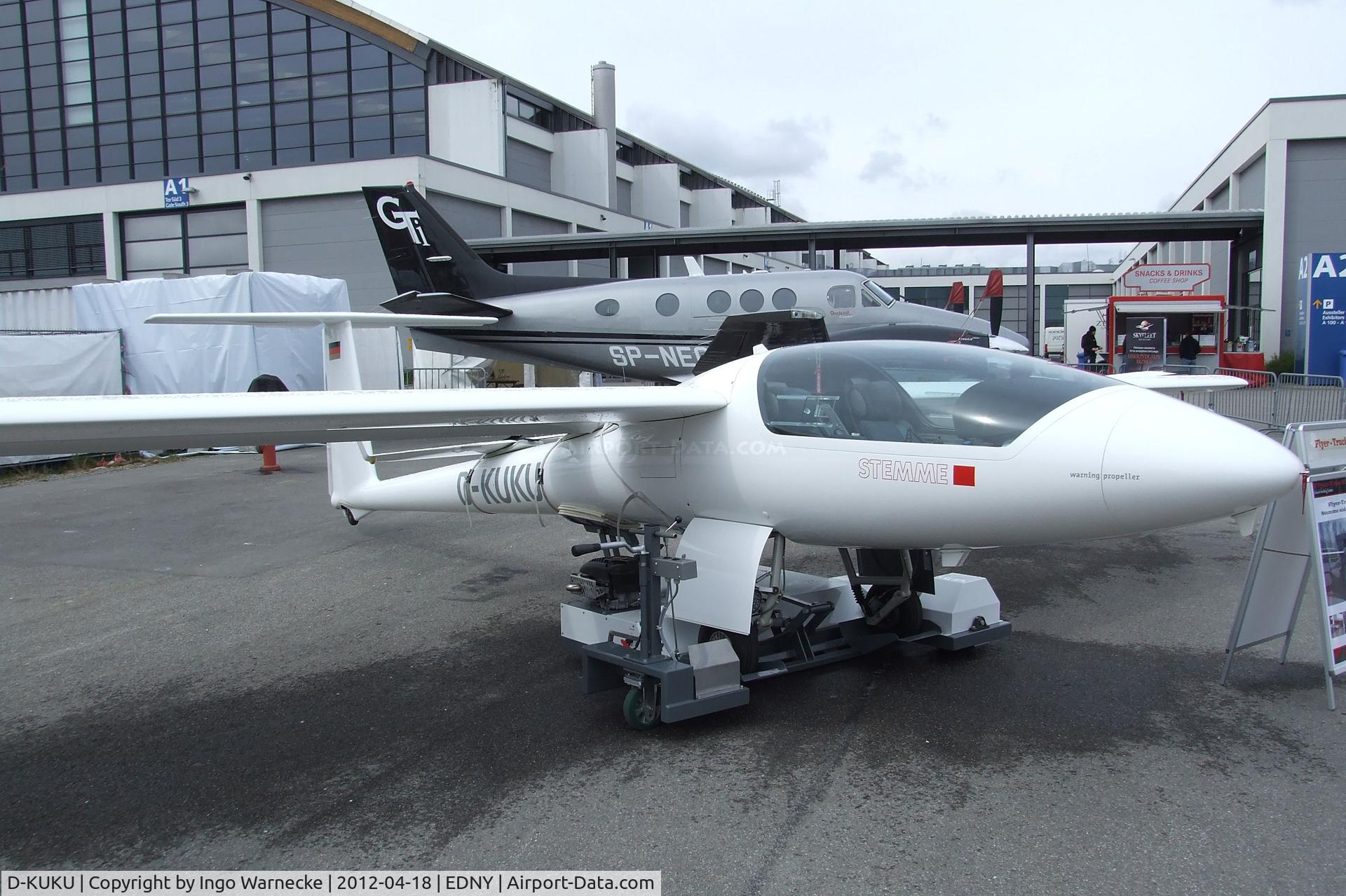 D-KUKU, 2011 Stemme S-10VT C/N 11-126, Stemme S-10VT at the AERO 2012, Friedrichshafen