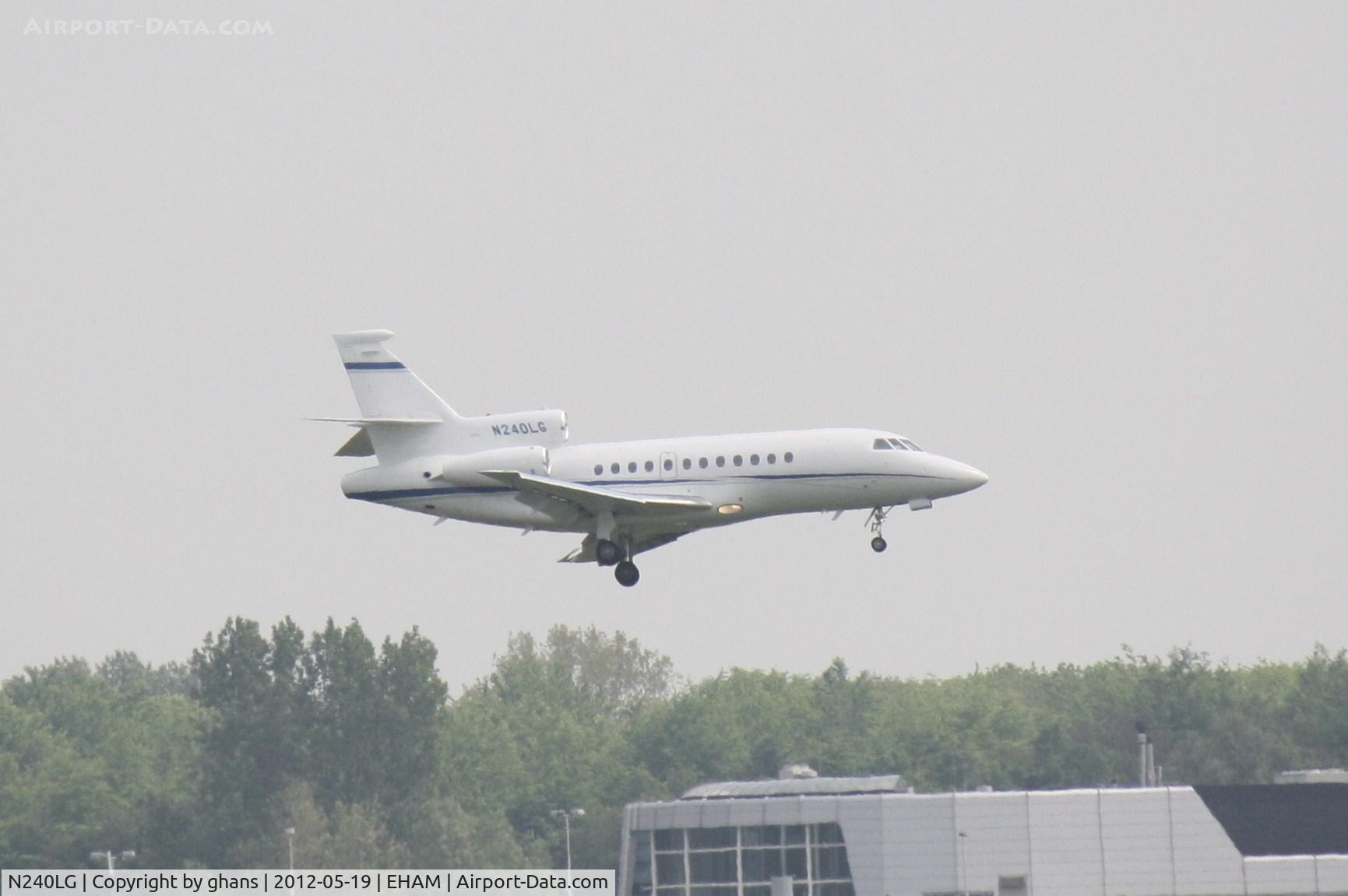 N240LG, 1999 Dassault Falcon 900EX C/N 61, Landing rw22