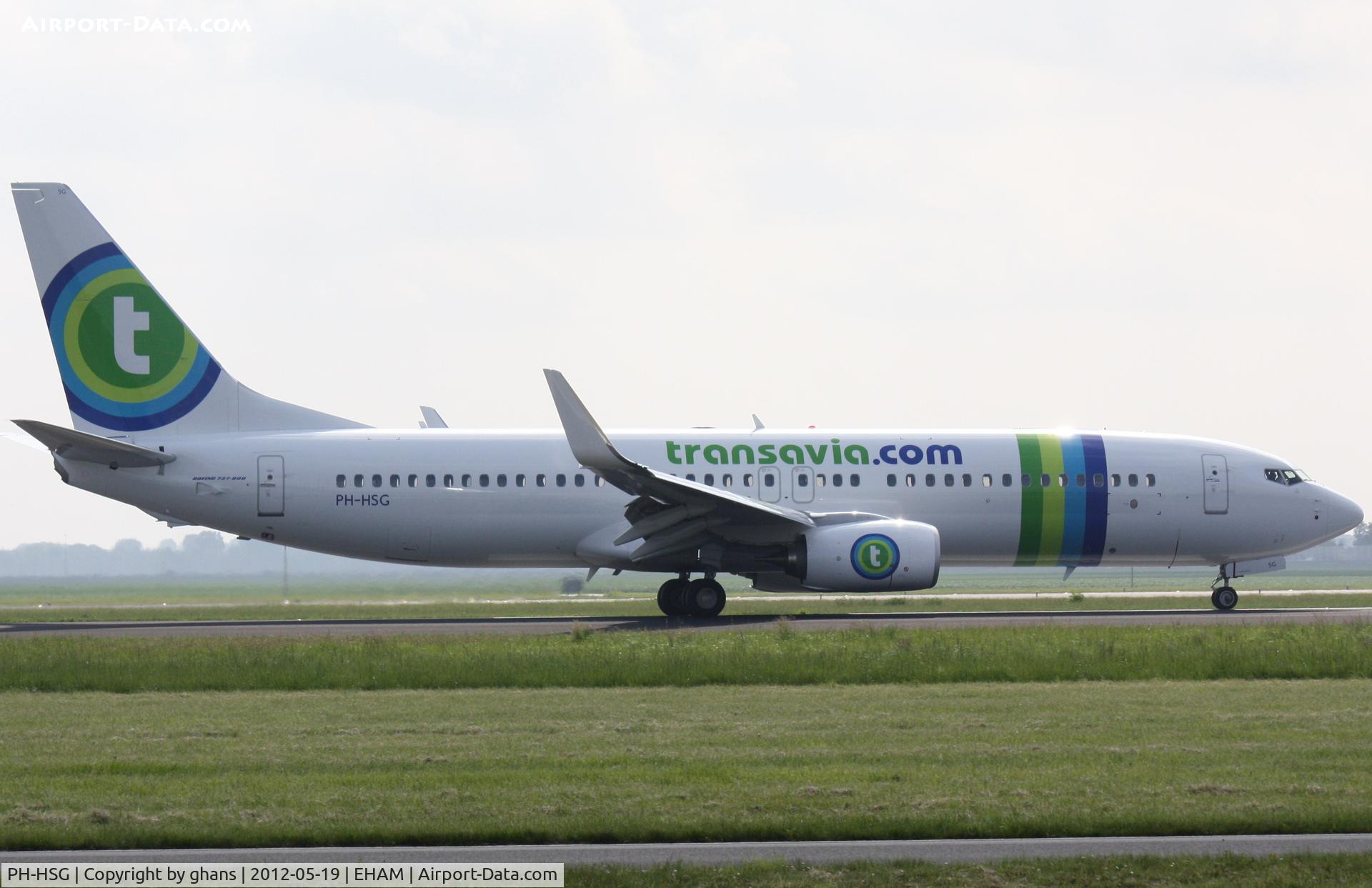 PH-HSG, 2012 Boeing 737-8K2 C/N 39262, Transavia