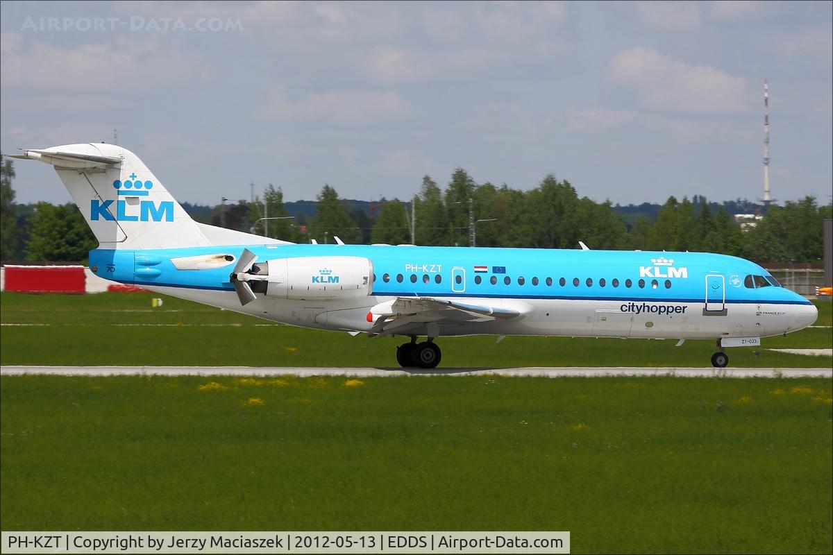 PH-KZT, 1995 Fokker 70 (F-28-0070) C/N 11541, Fokker 70