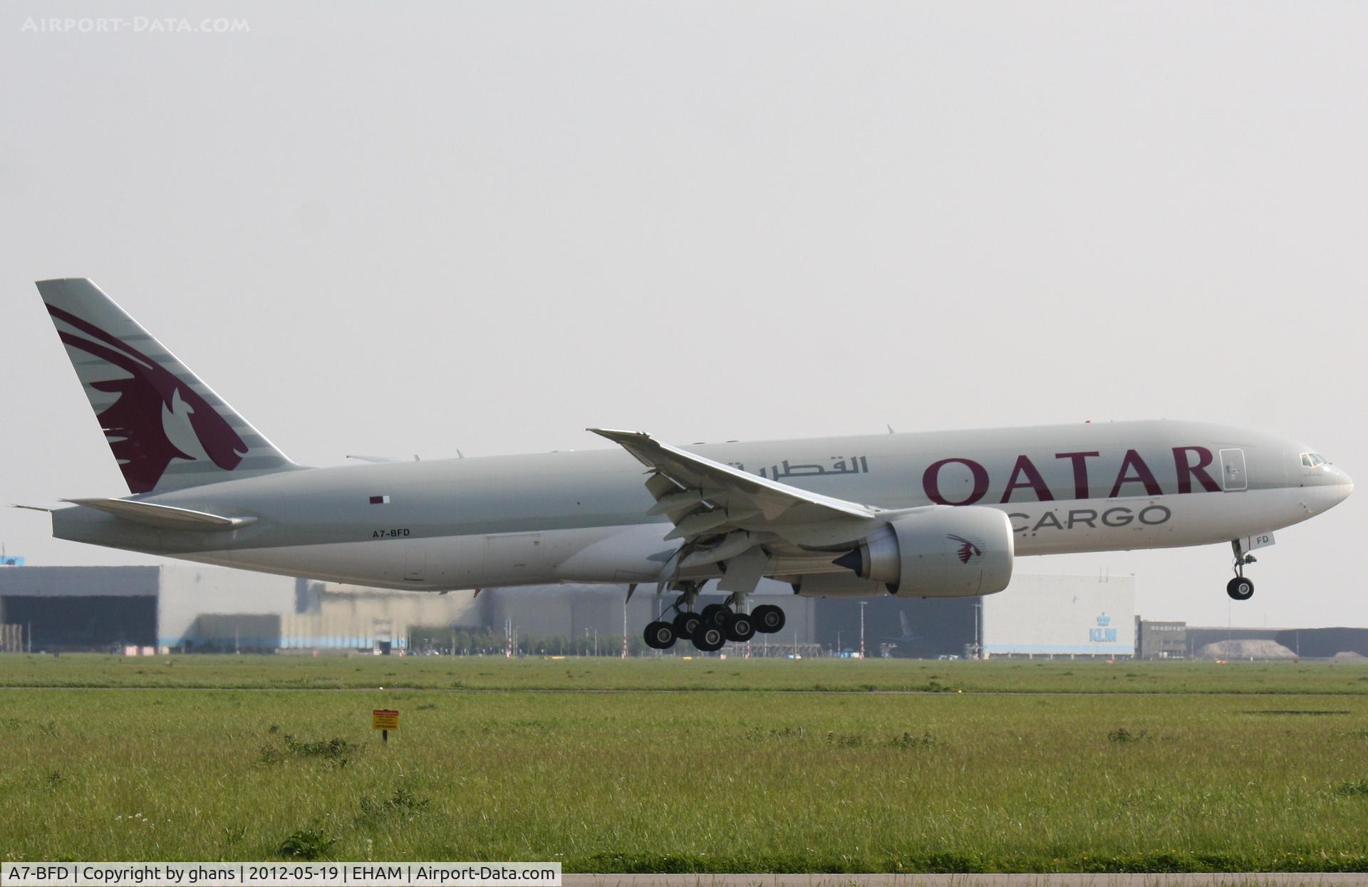 A7-BFD, 2012 Boeing 777-FDZ C/N 41427, Qatar Cargo