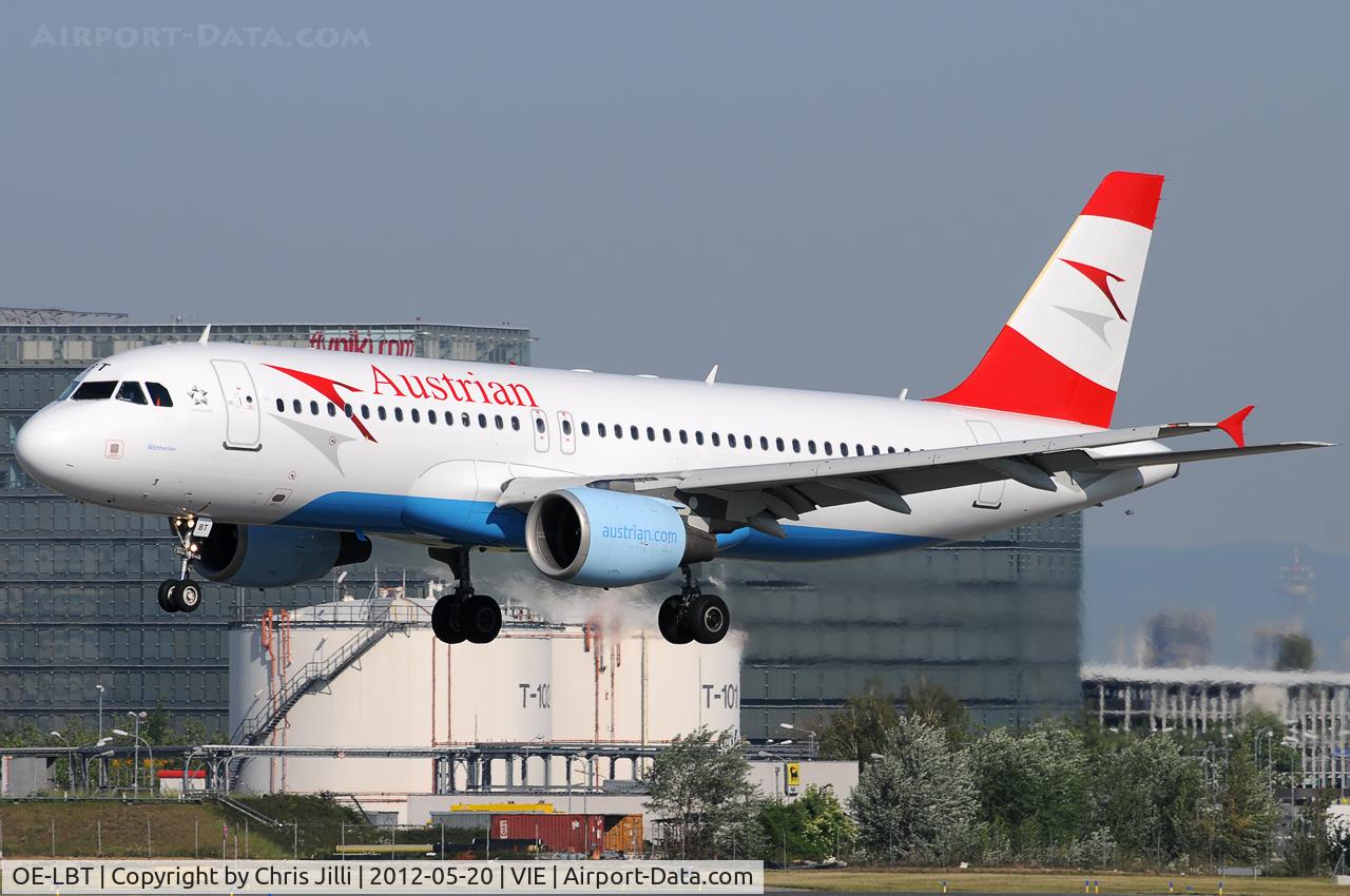 OE-LBT, 2000 Airbus A320-214 C/N 1387, Austrian Airlines